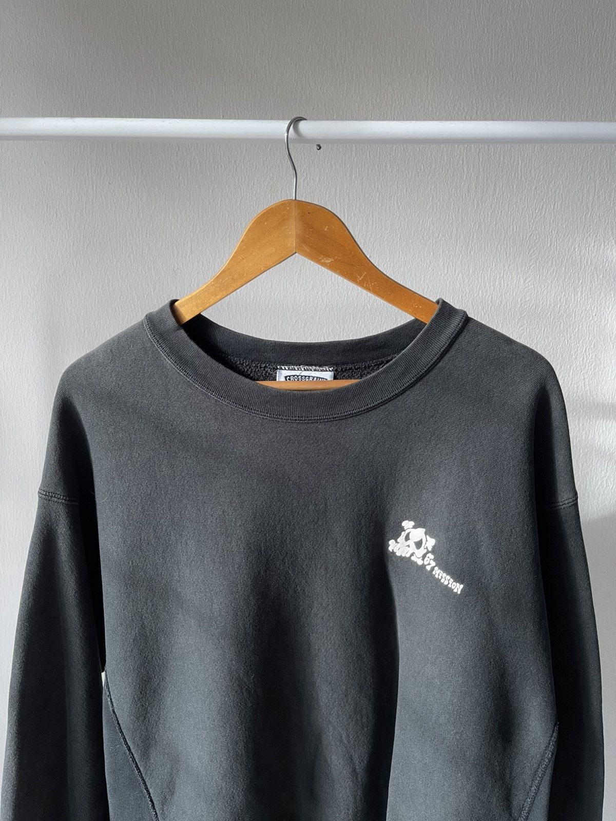 Japanese Brand × Vintage 90s 67Mission Skull Sweatshirts Size US XL / EU 56 / 4 - 4 Thumbnail