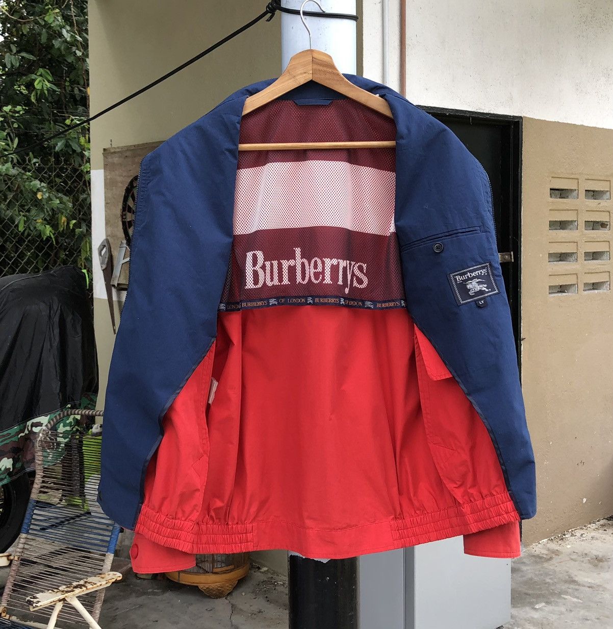 Burberry Vintage Burberrys Sport Light Bomber Jacket Size US M / EU 48-50 / 2 - 8 Thumbnail