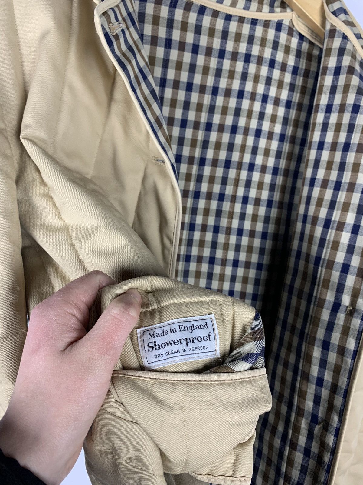 Aquascutum Aquascutum Showerproof Padded Jacket Sz M House Check Lining Size M / US 6-8 / IT 42-44 - 12 Thumbnail