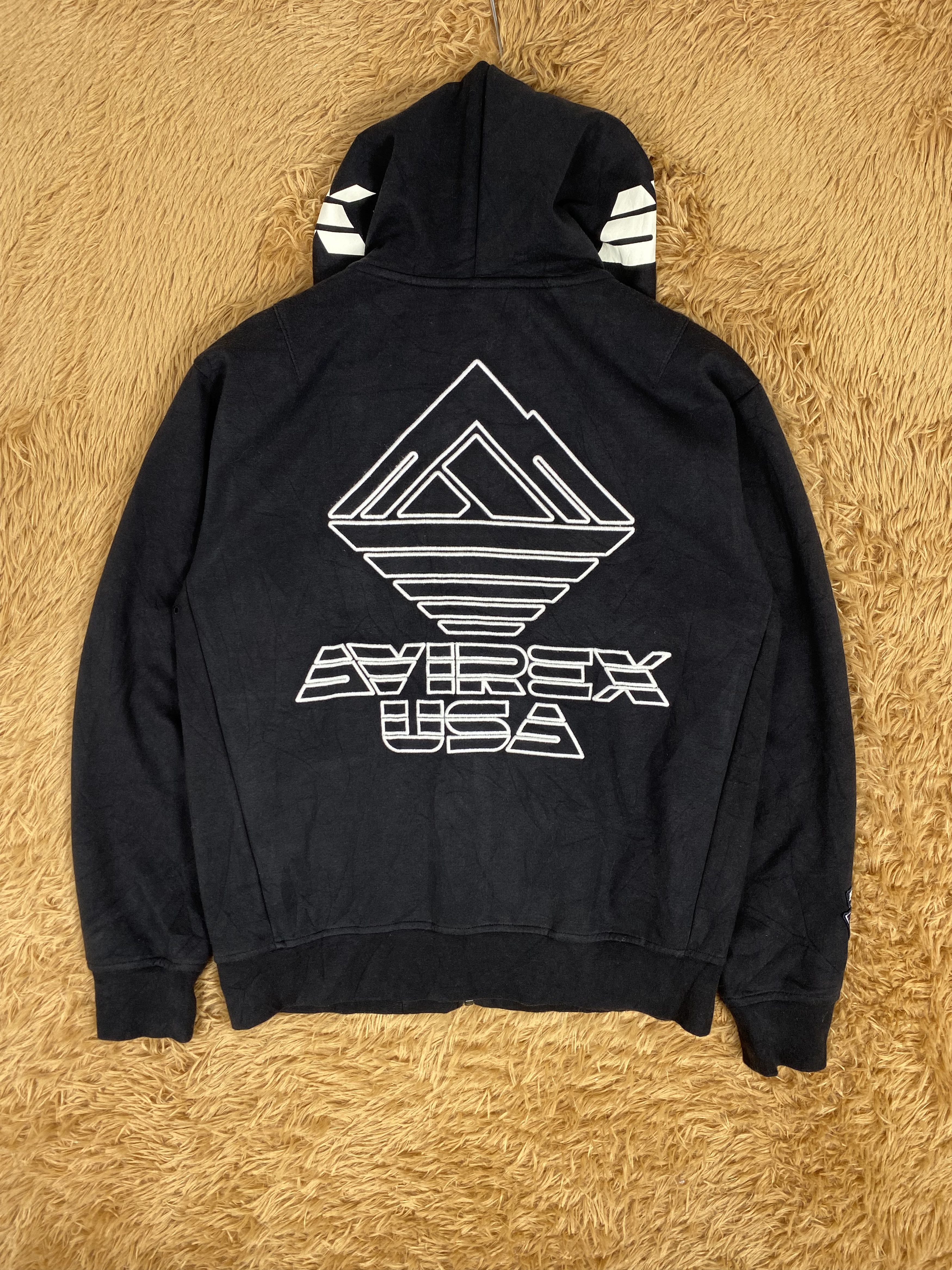 Avirex Vintage Avirex Big Logo on Hoodie Sweaters PS0161 Size US M / EU 48-50 / 2 - 4 Thumbnail