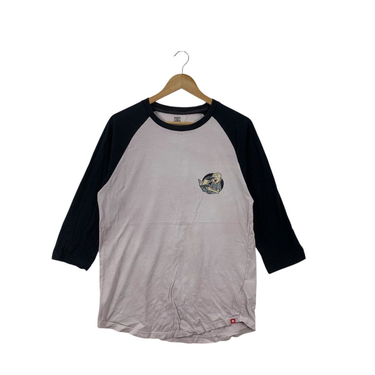 Vintage DC SHOES SKATEBOARD Big Brother Comics Raglan Tee Shirt Top Size US M / EU 48-50 / 2 - 2 Thumbnail