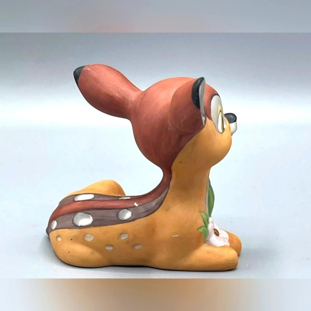 Disney Vtg Mark Rosenfeld Disney Bambi Bisque Porcelain Figurine Size ONE SIZE - 2 Thumbnail