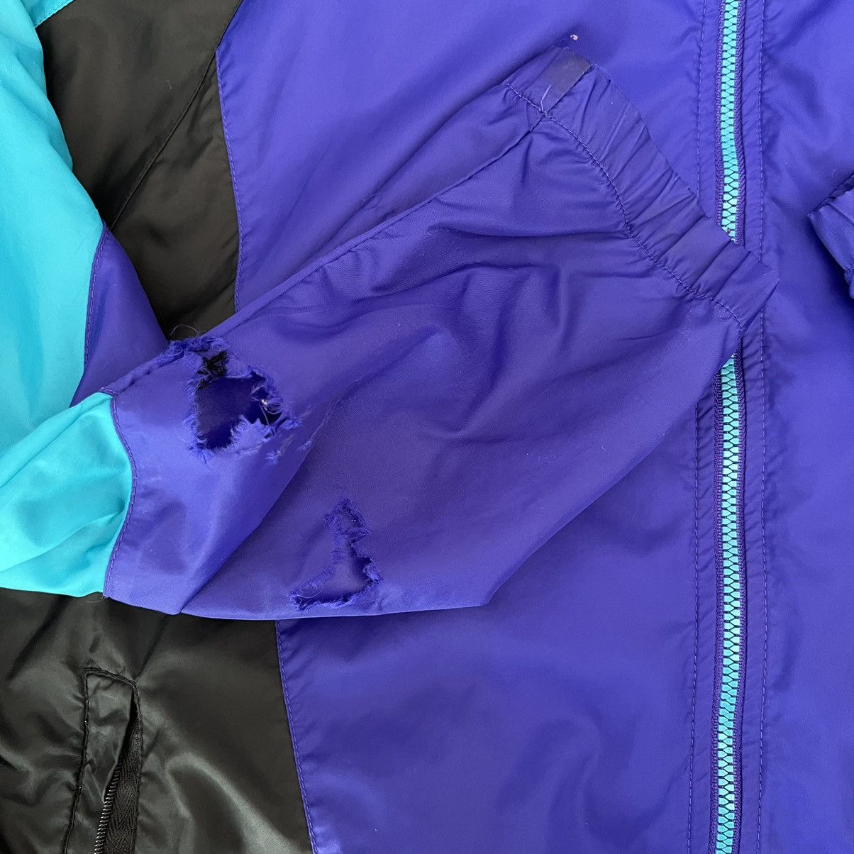 Nike × Vintage Vintage Nike Windbreaker Small Purple 90s Oregon Sportswear Size US S / EU 44-46 / 1 - 4 Thumbnail
