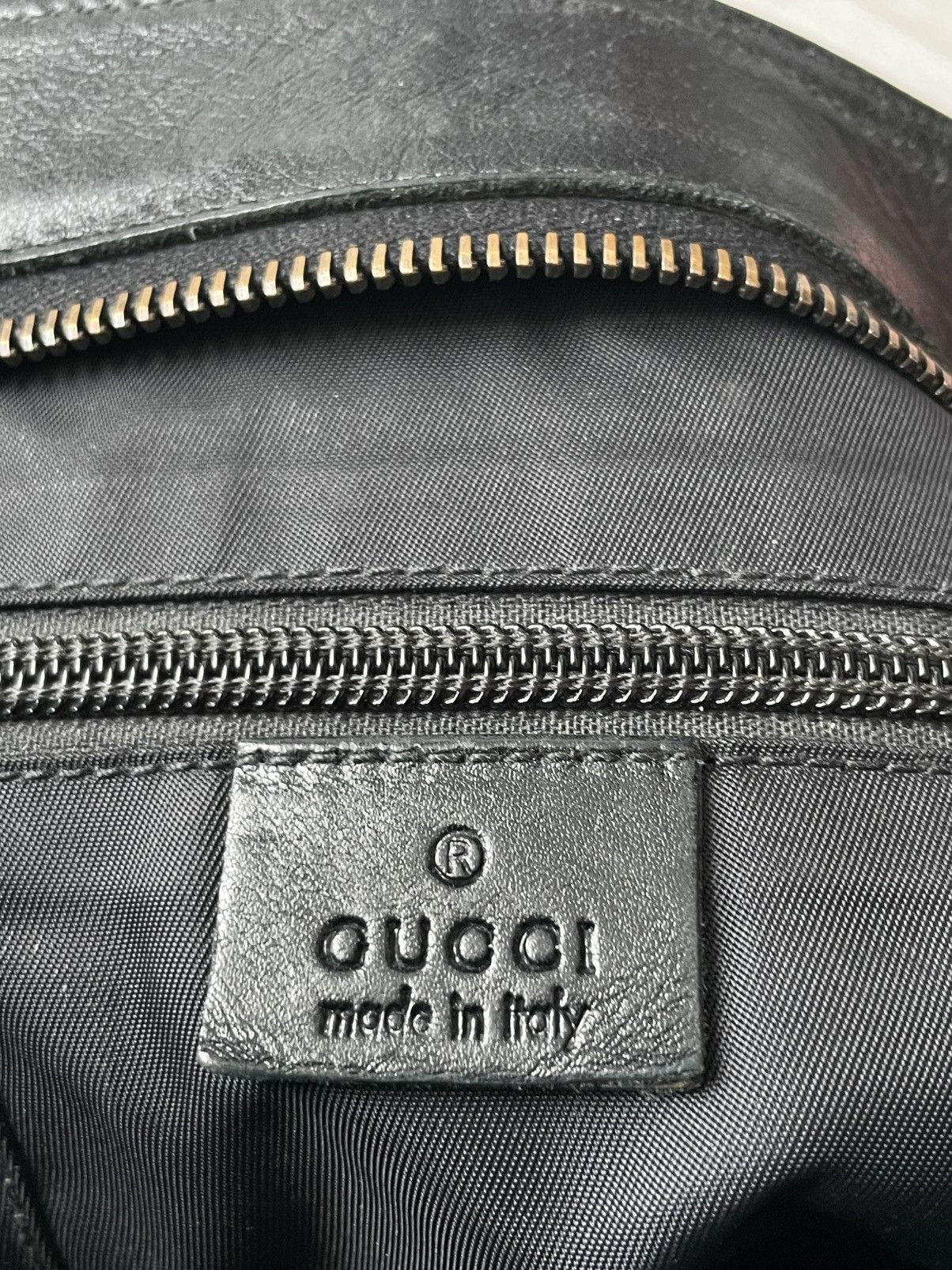 Gucci Gucci Guccissima Messenger Bag Black Monogram Size ONE SIZE - 14 Thumbnail