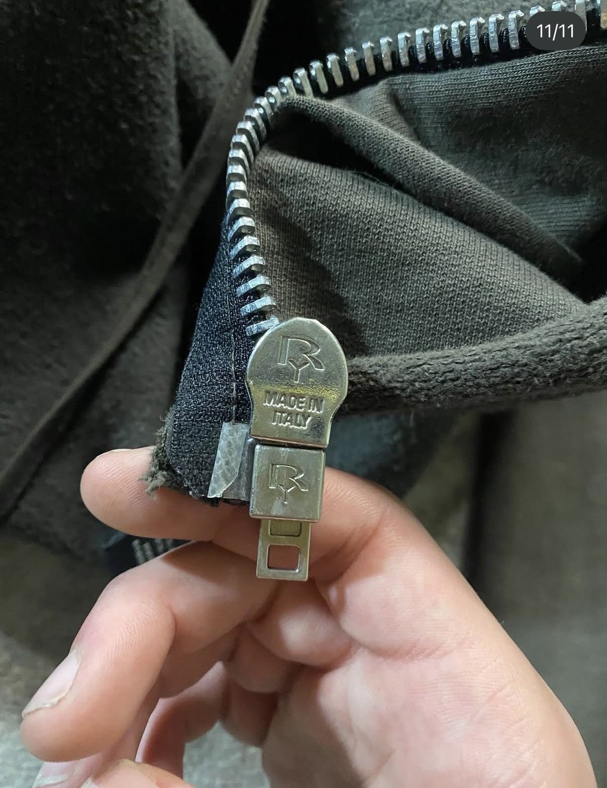 Rick Owens preownd Rick Owens SLAB 2004 Layered Hoodie – Size XS Size US XS / EU 42 / 0 - 7 Thumbnail