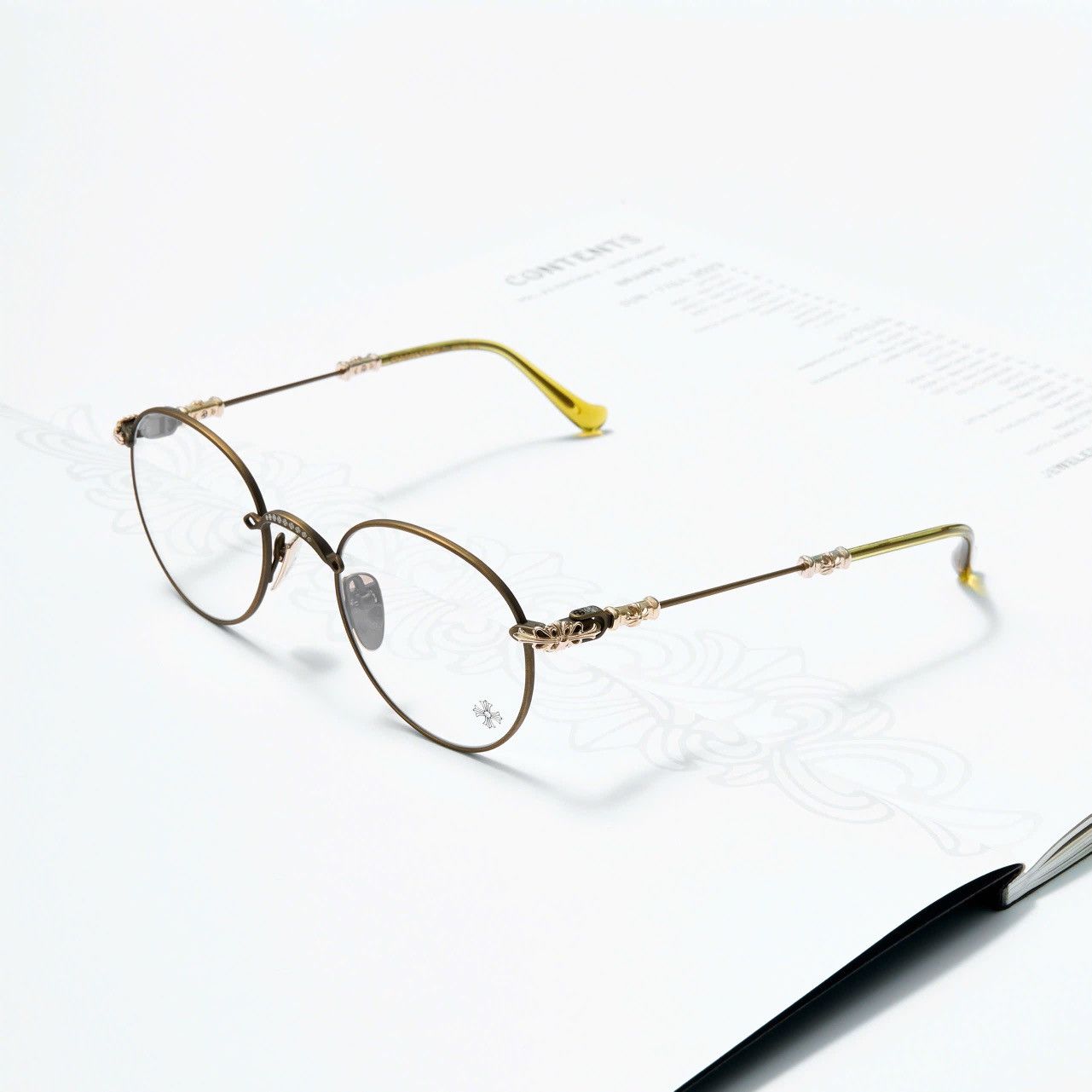Chrome Hearts CHROME HEARTS BUBBA - A SAND-PLASTIC GLASSES Size ONE SIZE - 1 Thumbnail