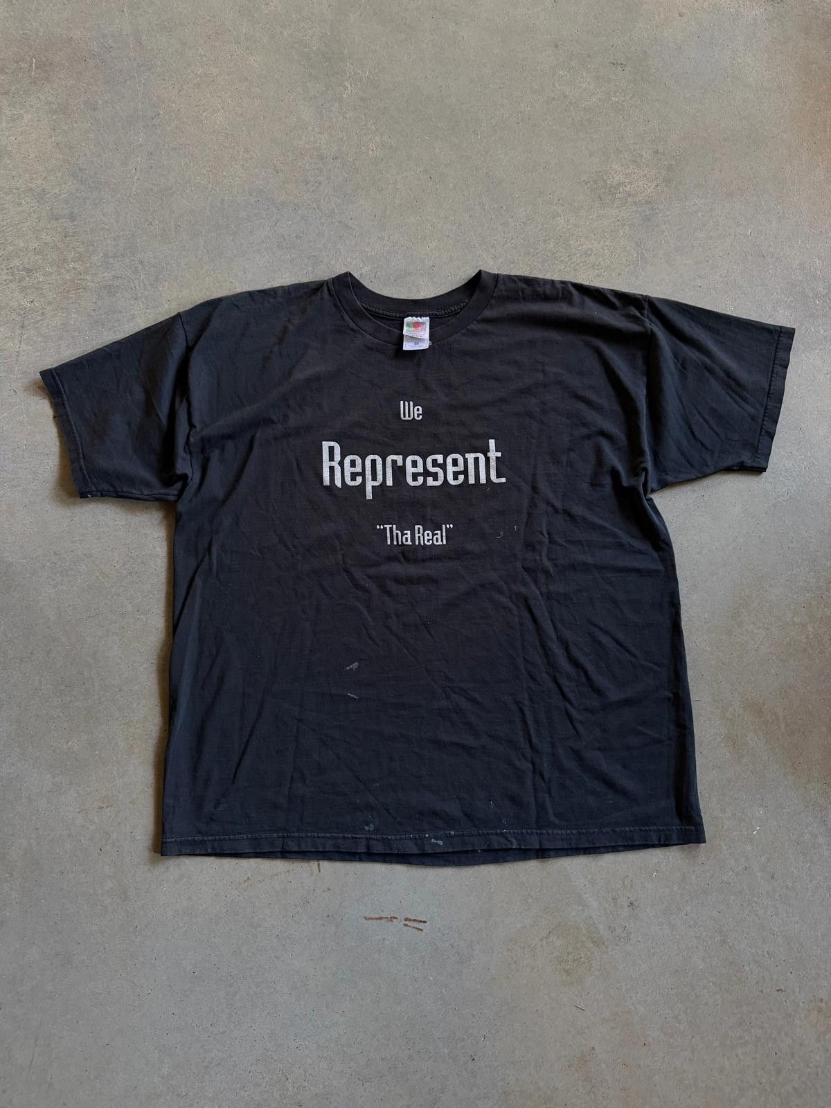 Fruit Of The Loom VTG Bottom Boy Recordz We Represent Tee Sz 2XL Size US XXL / EU 58 / 5 - 4 Thumbnail