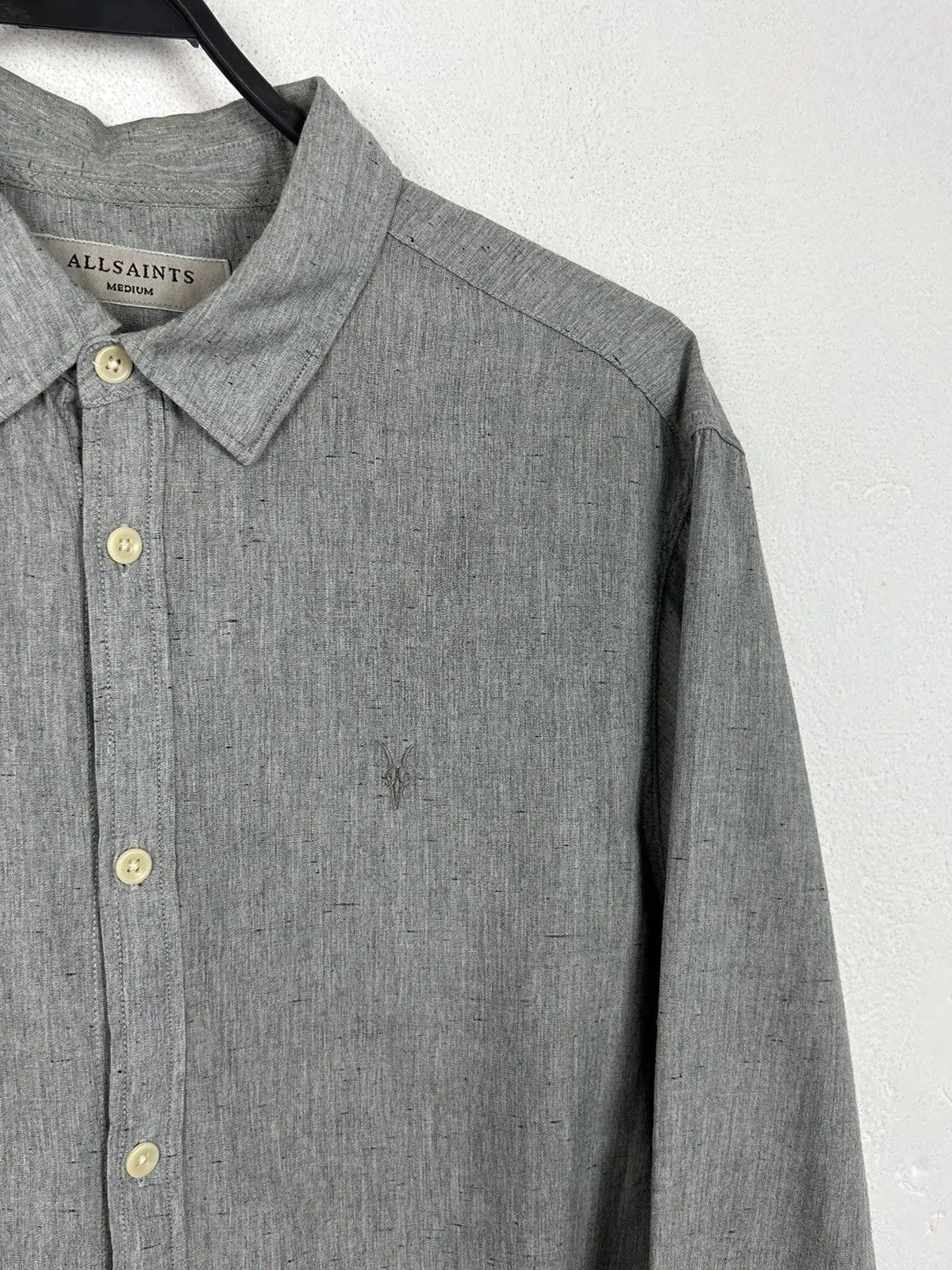 Allsaints Allsaints Waycross Rare Designer Casual Long Sleeve Shirt Size US M / EU 48-50 / 2 - 2 Thumbnail