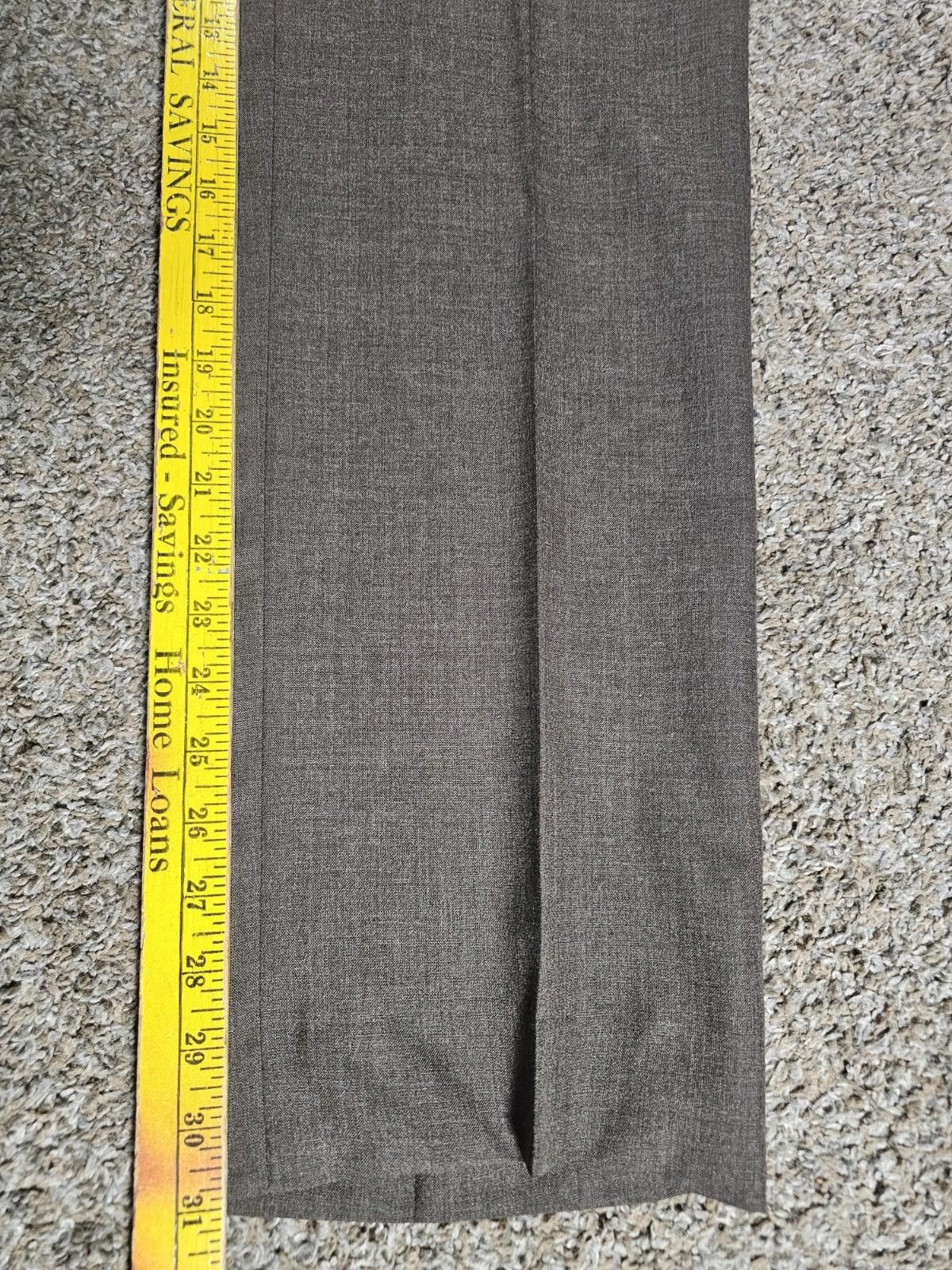 The Unbranded Brand Brown Unbranded Creased Dress Pants 32x31 Size US 32 / EU 48 - 5 Thumbnail