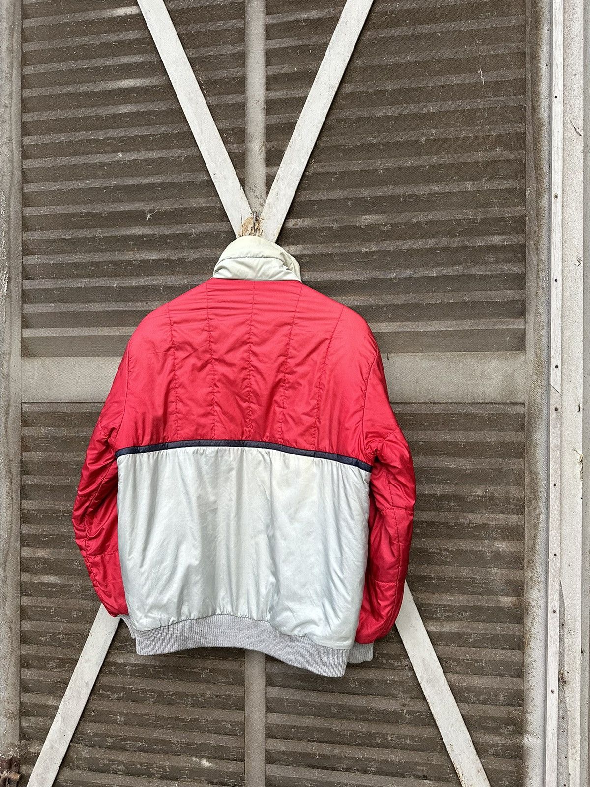 Ellesse 👹Vintage Ellesse Reversible Light Puffer Bomber Jacket Size US M / EU 48-50 / 2 - 11 Thumbnail