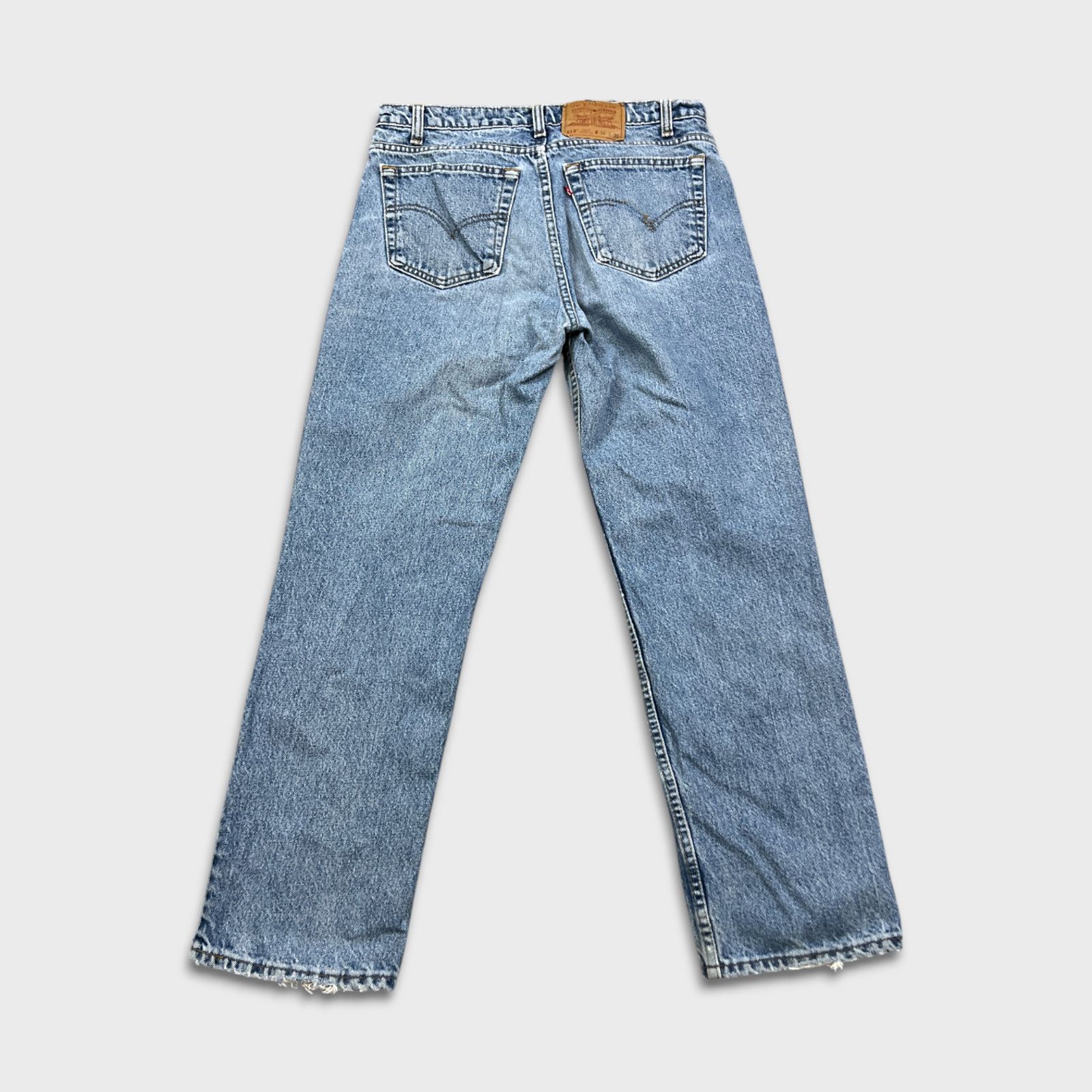Levi's × Vintage VTG Levi's 512 Jeans 34x30 Slim Straight Leg Denim 90s Pants Size US 34 / EU 50 - 5 Thumbnail