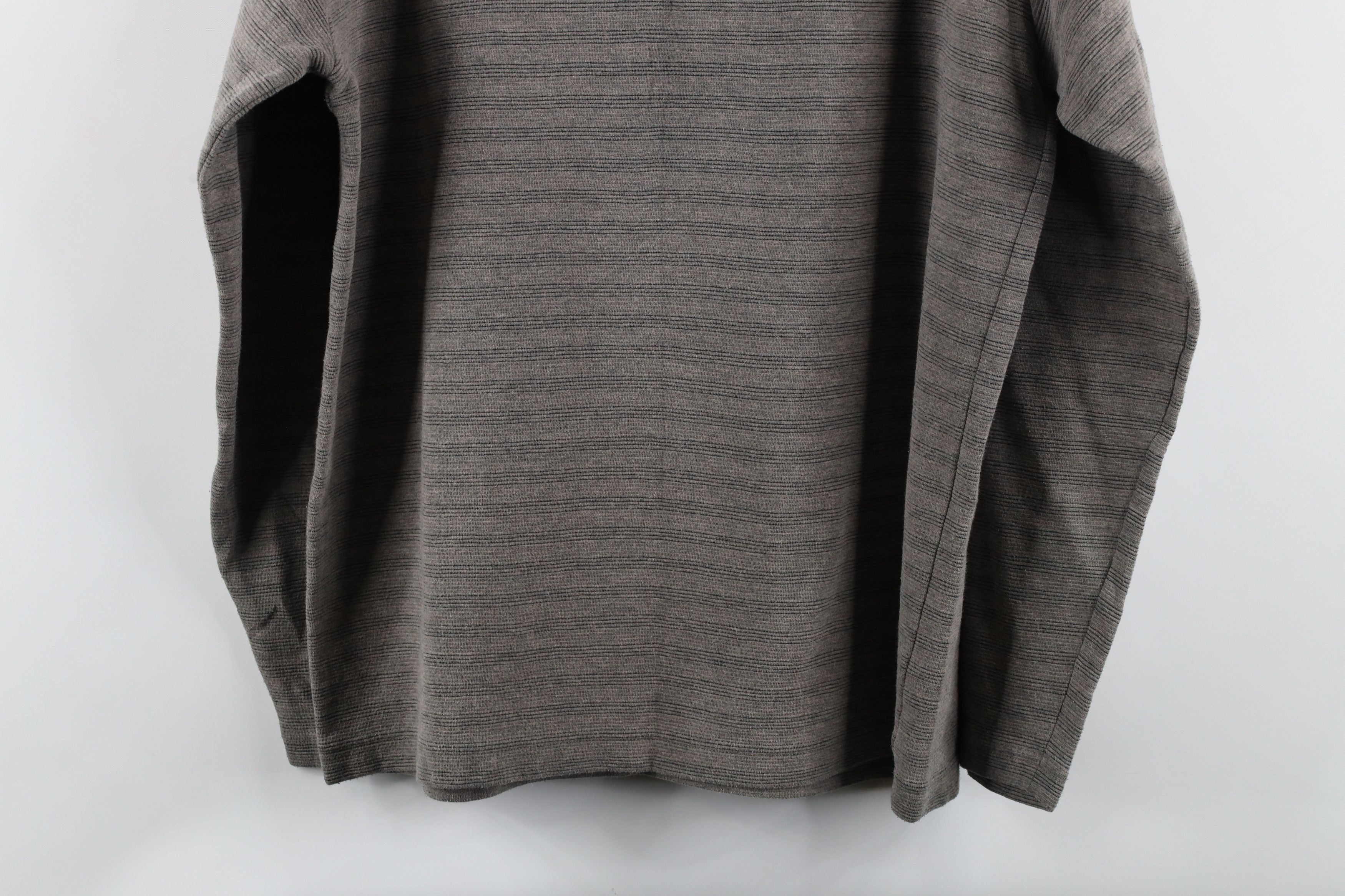Vintage Vintage 90s Streetwear Ribbed Knit Long Sleeve Rugby Polo Size US M / EU 48-50 / 2 - 8 Thumbnail