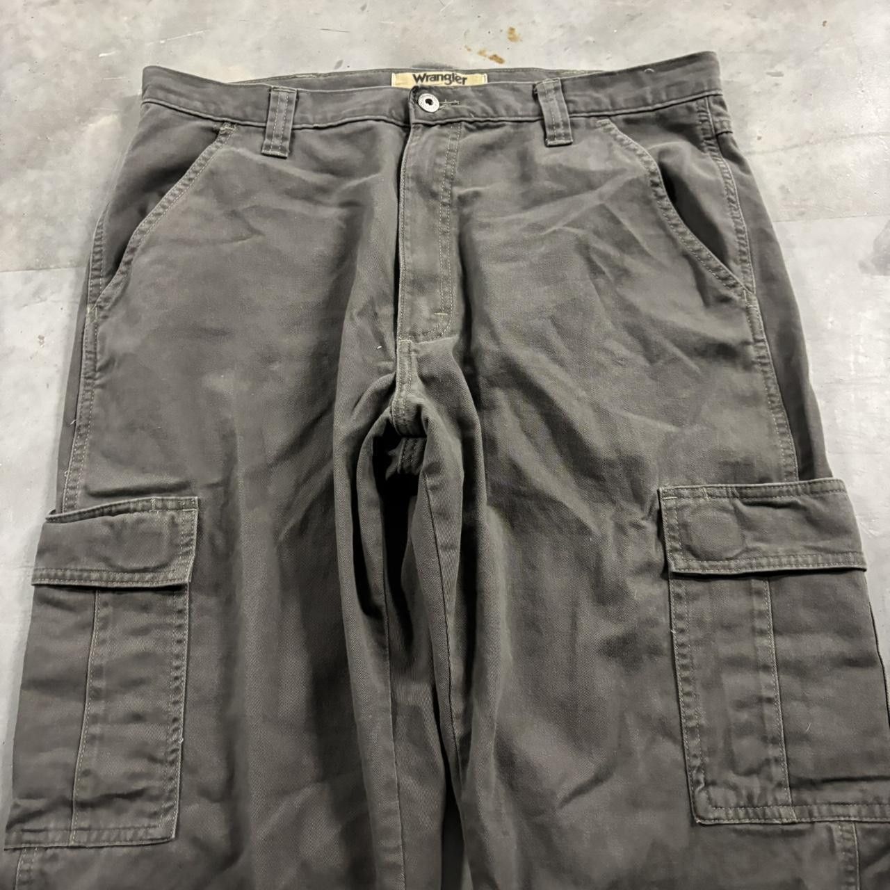 Vintage Crazy Vintage Y2K/2000s Grey Earth Tone Streetwear Skater Cargo Pants! 34x32 Size US 34 / EU 50 - 5 Thumbnail