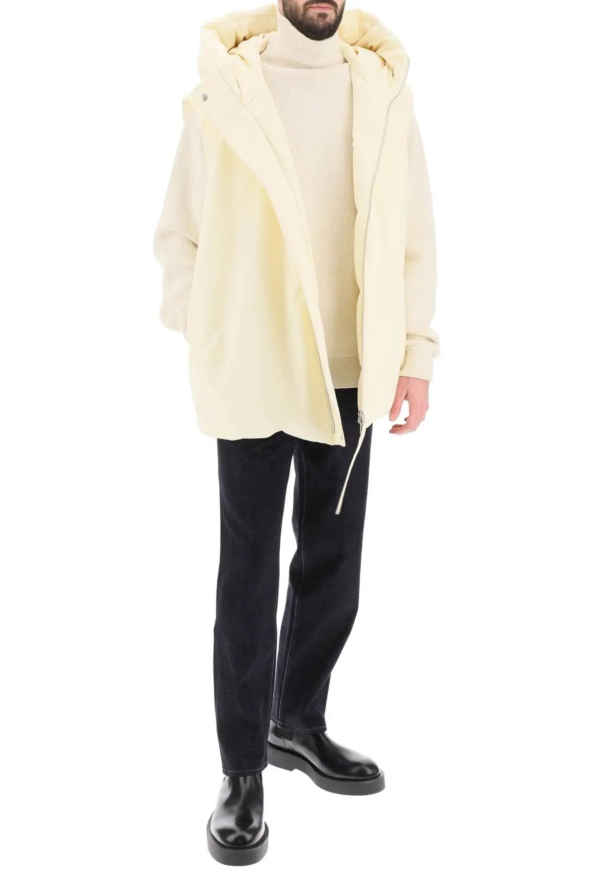 Jil Sander Jil Sander+ BNWT 2023 Oversized Hooded Down Vest Size US L / EU 52-54 / 3 - 2 Thumbnail