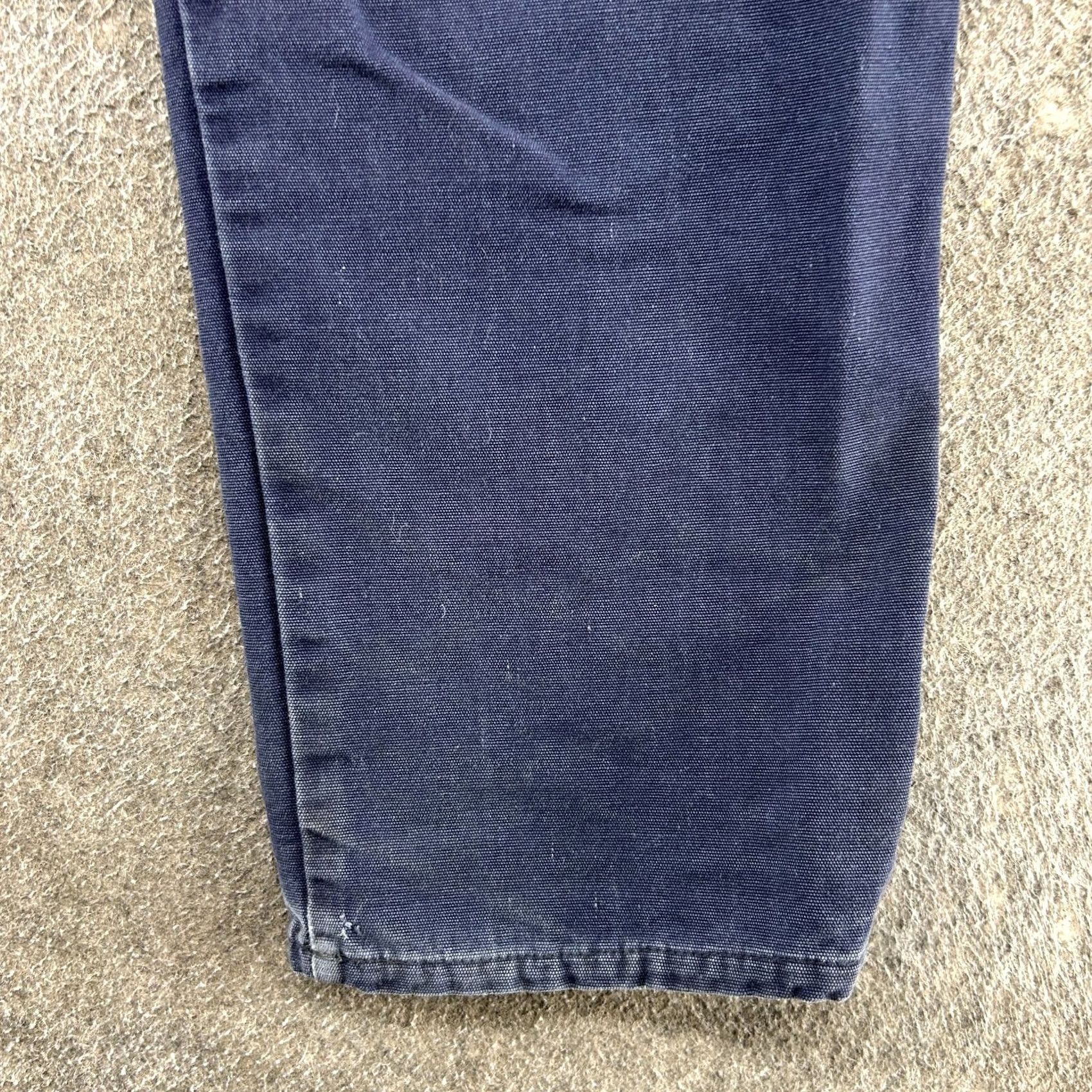 Vintage Tyndale Pants Mens 35x33 Blue Navy Cargo Workwear Flame Resistant USA Straight Leg 90s Size US 35 - 7 Thumbnail