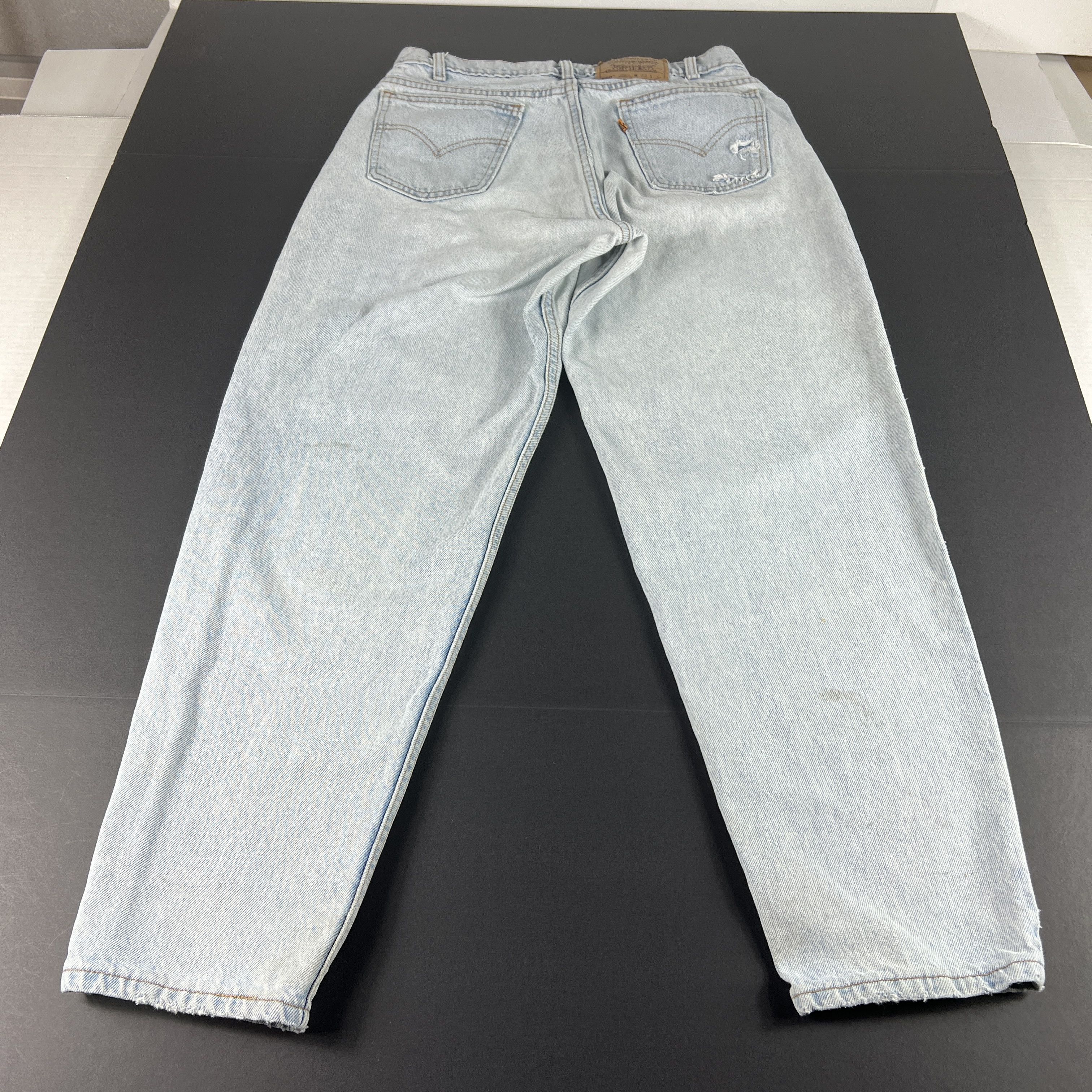 Levi's × Vintage VTG 90s Levi's Jean 560 Loose Taper Blue Denim Orange Tab Size US 32 / EU 48 - 14 Thumbnail