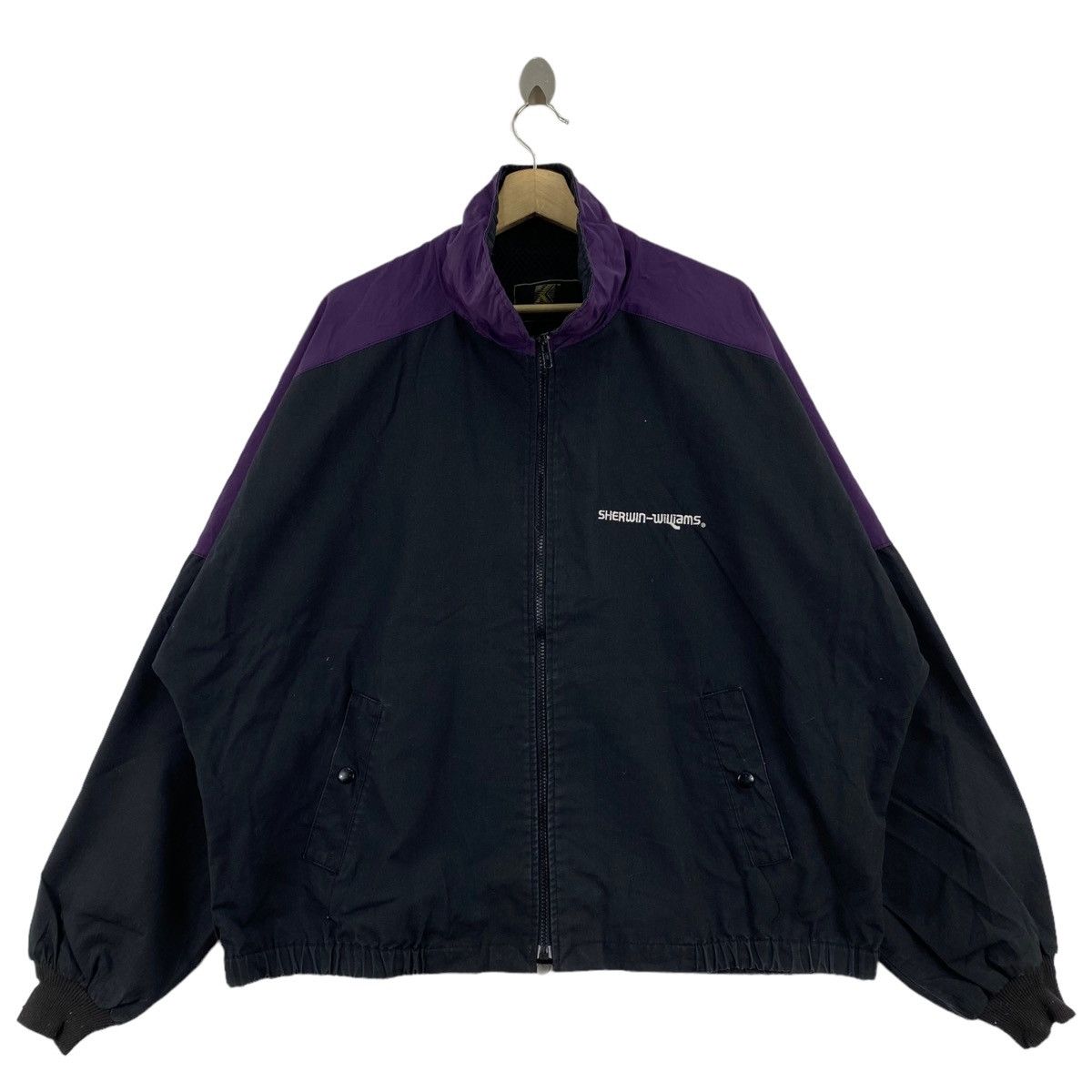 Other SHERWIN WILLIAMS Embroidered Double Color Windbreaker Coach Size US XXL / EU 58 / 5 - 1 Thumbnail
