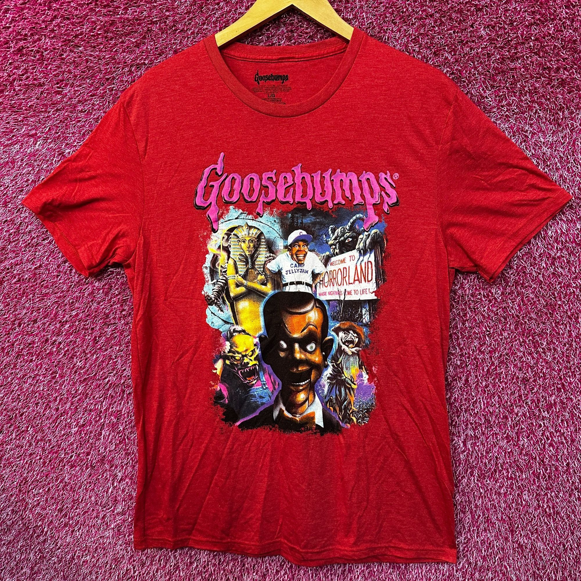 Other Goosebumps RL Stines Horror Series Book Cover Collage Tee L Size US L / EU 52-54 / 3 - 1 Thumbnail
