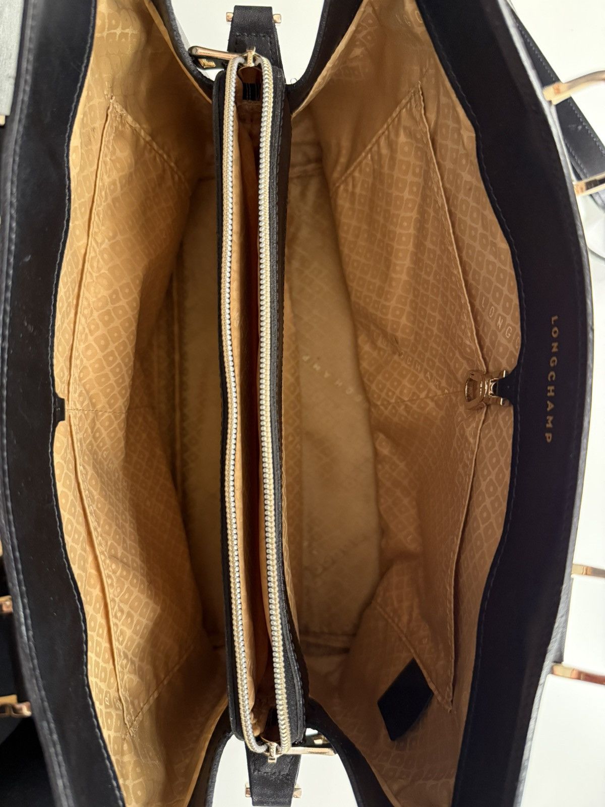 Longchamp Longchamp black leather habdbag Size ONE SIZE - 8 Thumbnail