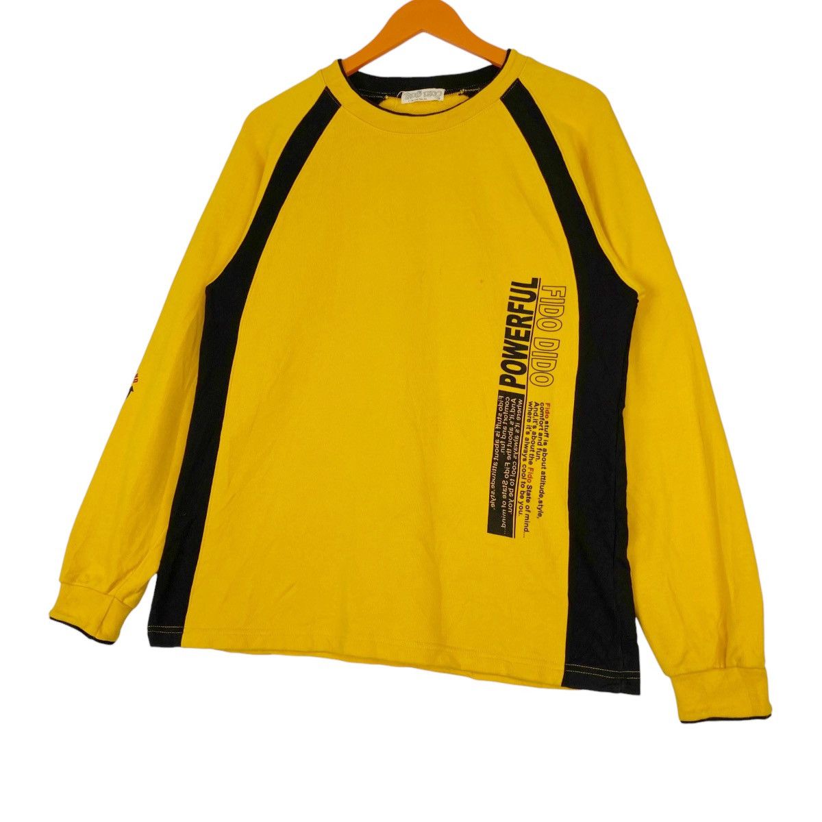 Vintage Vintage Fido Dido Printed Crewneck Sweatshirt Yellow Size US M / EU 48-50 / 2 - 2 Thumbnail