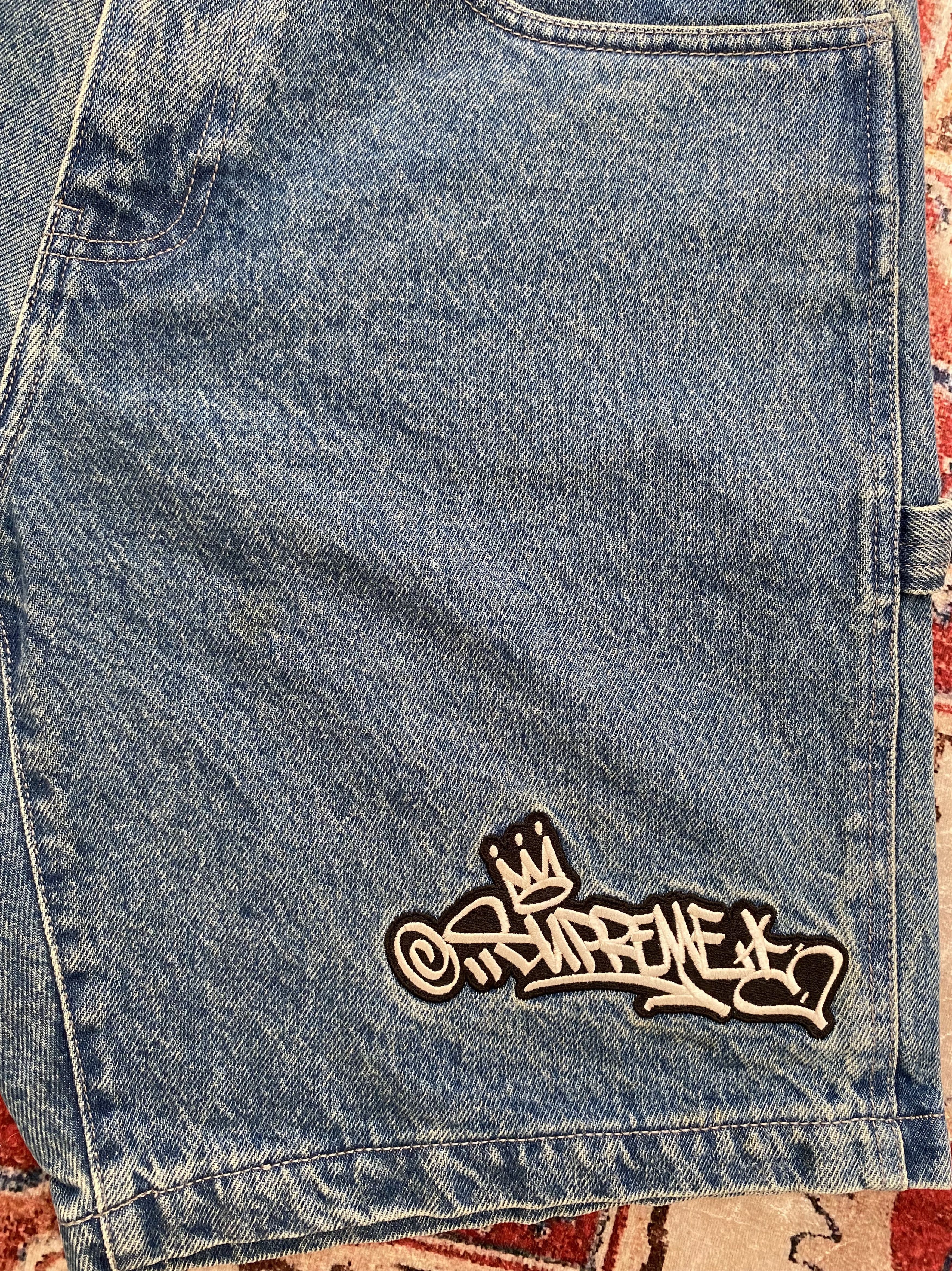 Supreme Supreme Handstyle Denim Painter Short Size US 32 / EU 48 - 12 Thumbnail