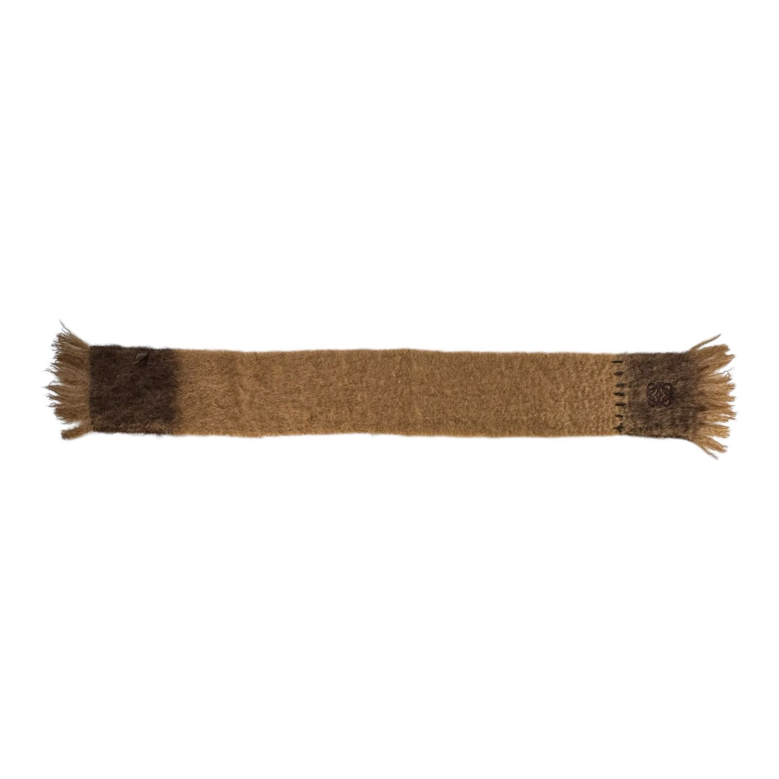 Loewe Loewe Brown Mohair & Wool Scarf Size ONE SIZE - 4 Thumbnail