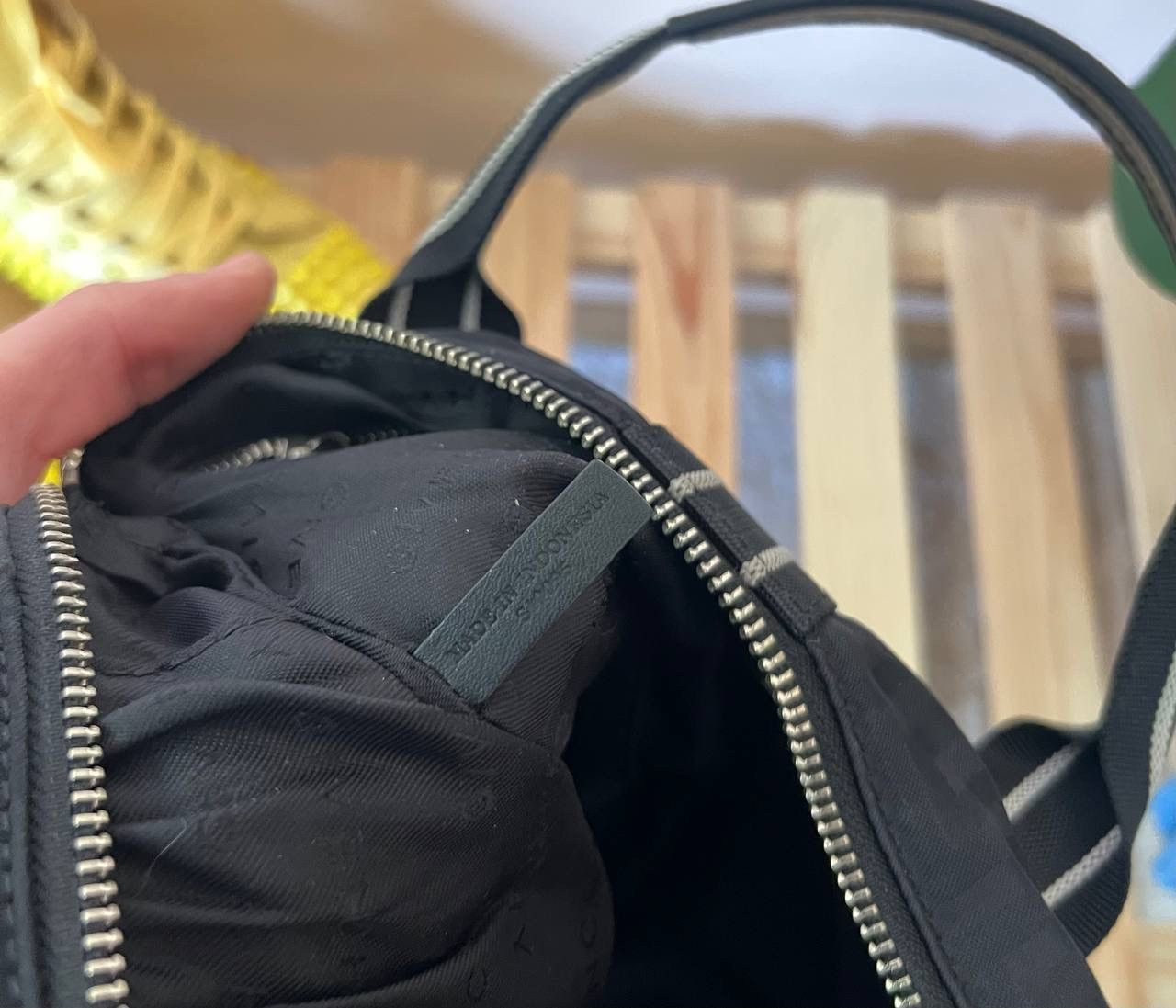 Givenchy Givenchy Black Monogram Nylon Shoulder Bag Size ONE SIZE - 13 Thumbnail