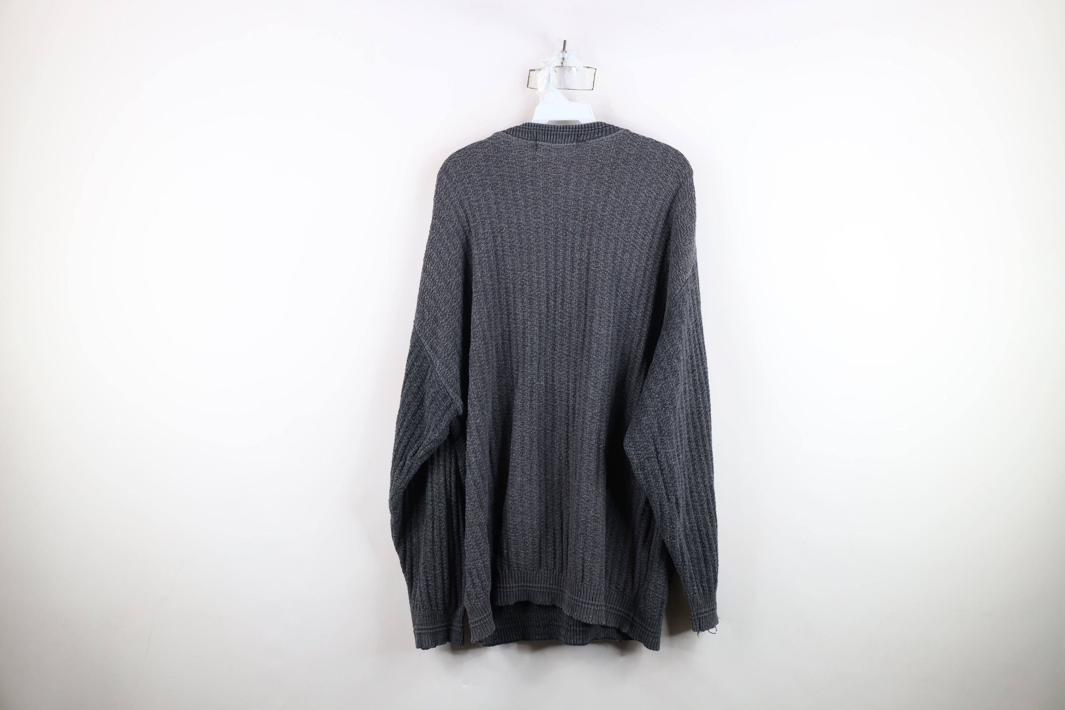 Vintage Vintage 90s Streetwear Hand Framed Knit Crewneck Sweater USA Size US XL / EU 56 / 4 - 9 Thumbnail