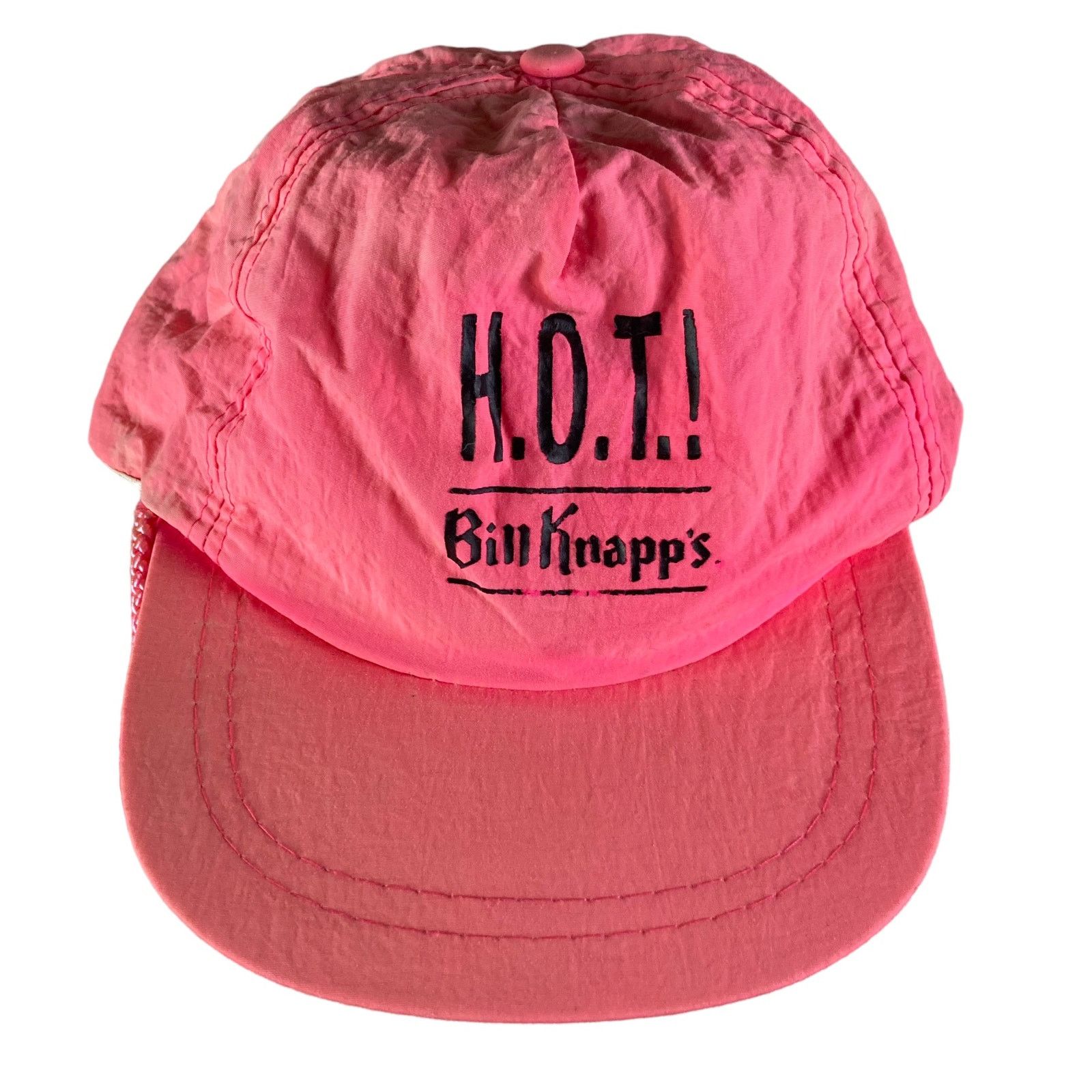 Other Bill Knapps Vintage Pink Snapback Hat Retro Restaurant Size ONE SIZE - 1 Thumbnail