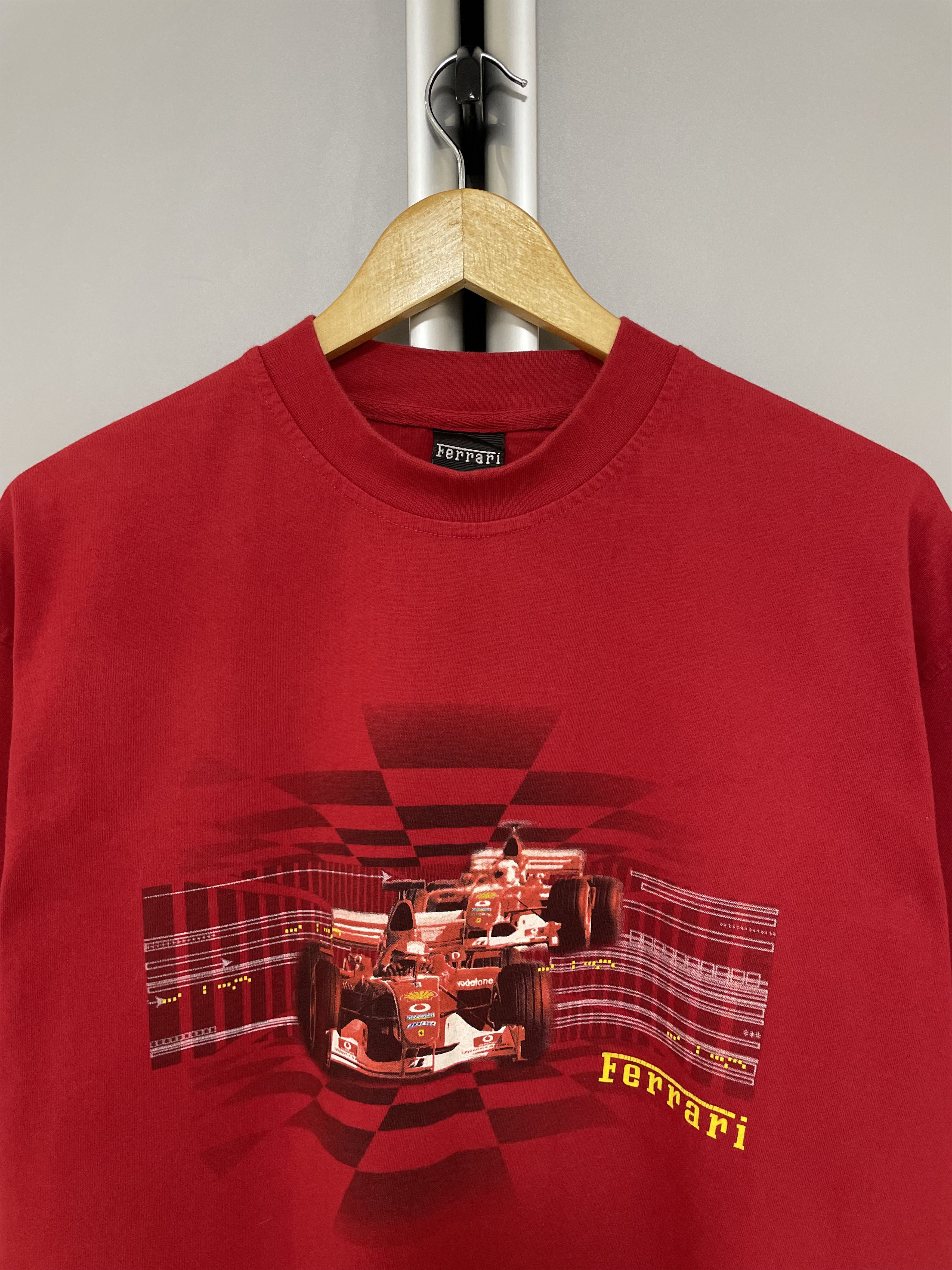 Ferrari FERRARI F2002 Vintage T-Shirt Tee Racing F1 90s Y2K Formula1 Size US L / EU 52-54 / 3 - 5 Thumbnail