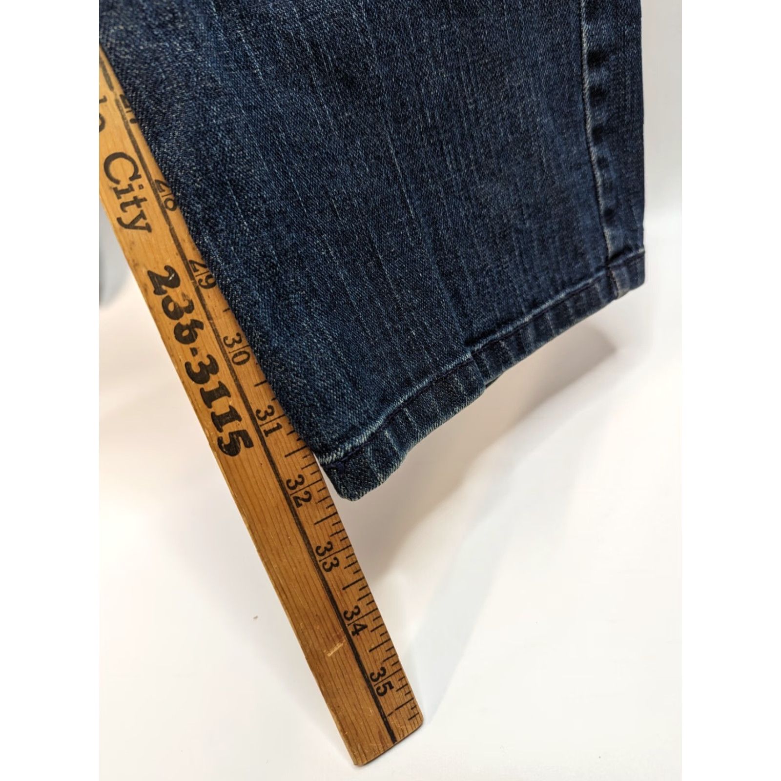 Talbots Talbots Jeans Women Size 6 Denim Blue Stretch Bootcut 32 Inseam 31 Waist Cotton Blend Regular Var - 90s? Size 28" / US 6 / IT 42 - 5 Thumbnail
