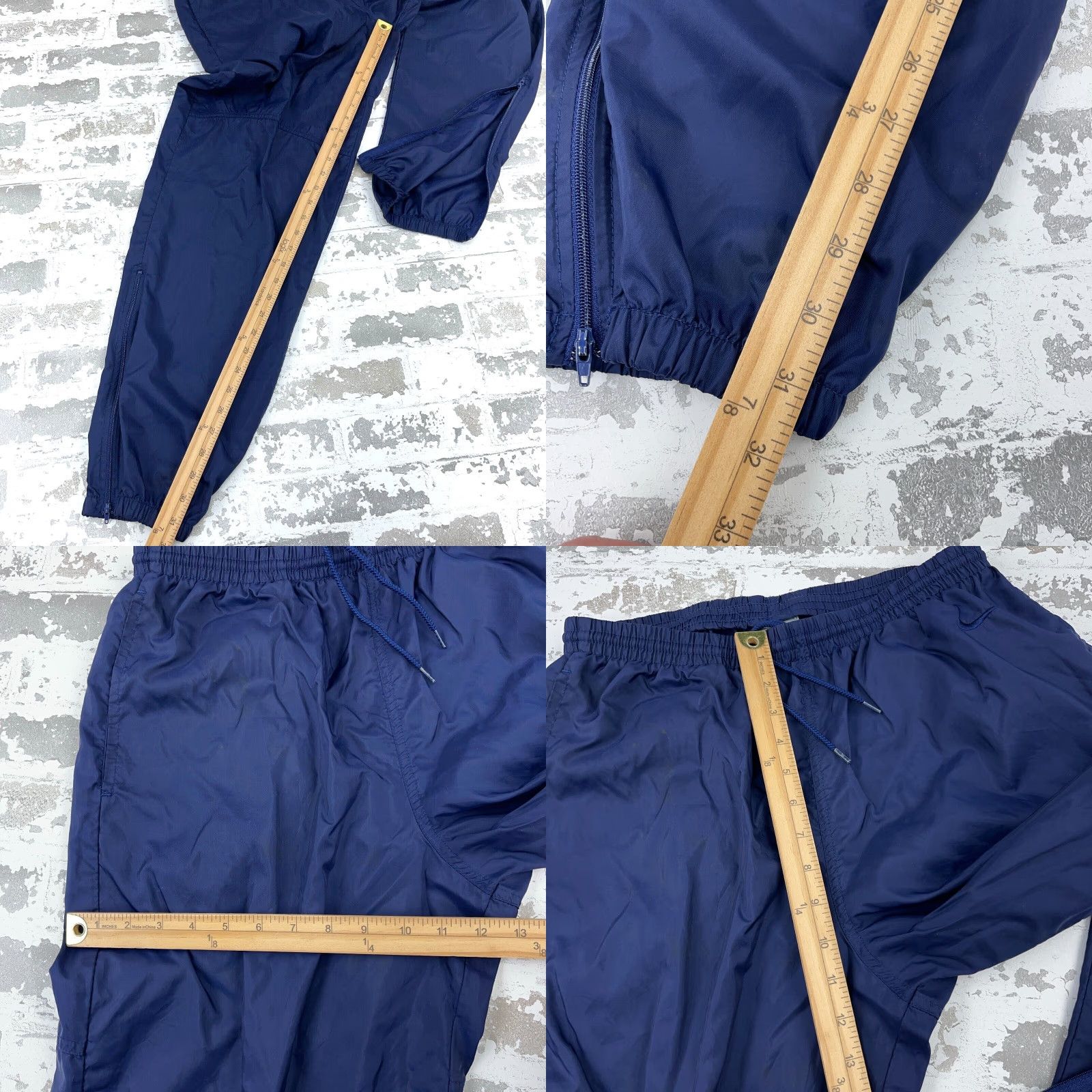 Nike VINTAGE Nike Pants Men Large Blue Track Pants Nike Sportswear 80s 90s Athleisure Sports Mens Size US 33 - 8 Thumbnail