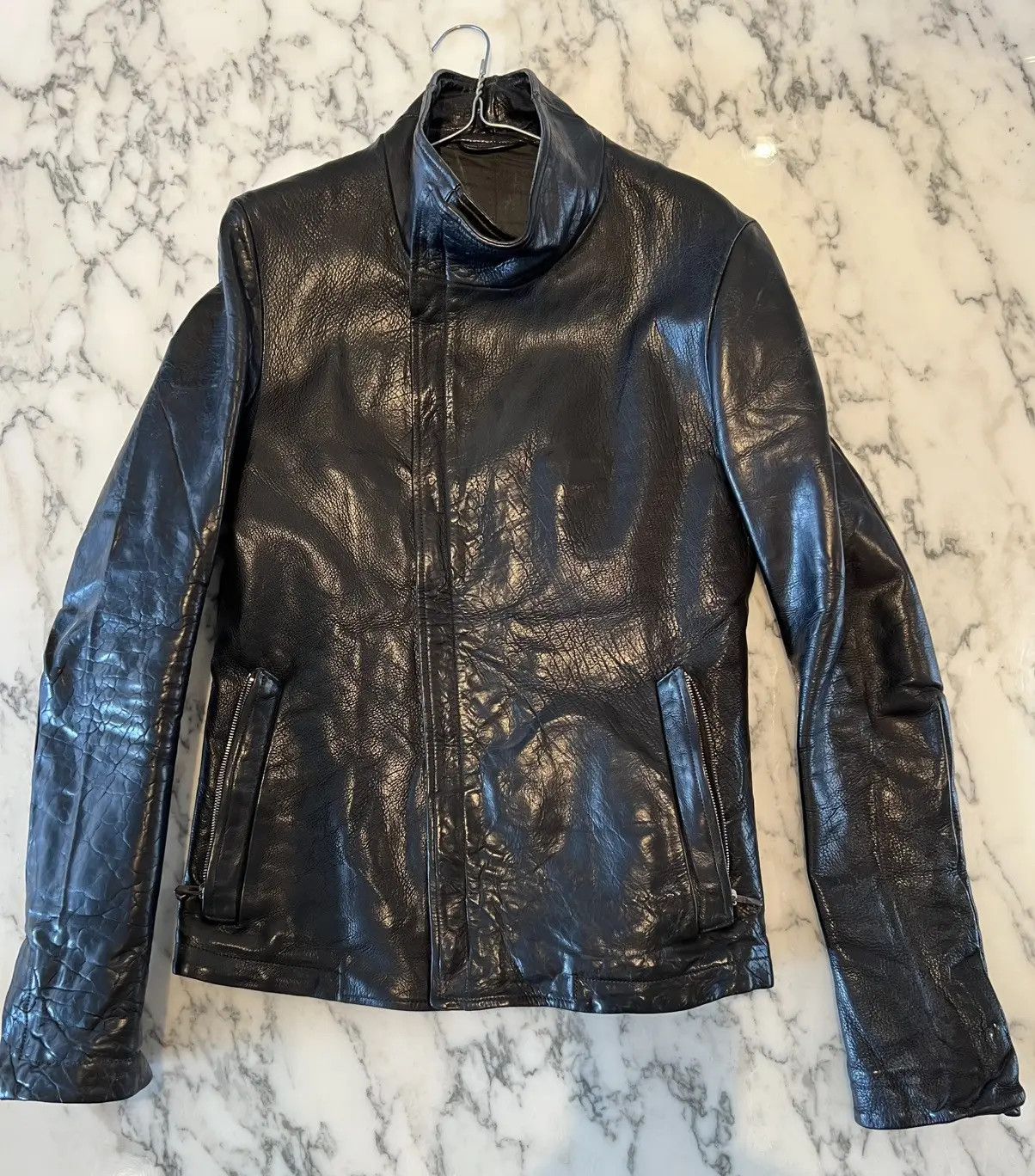 Carol Christian Poell CCP 'Rawhide' High Neck Caban Coat *ONE OF A