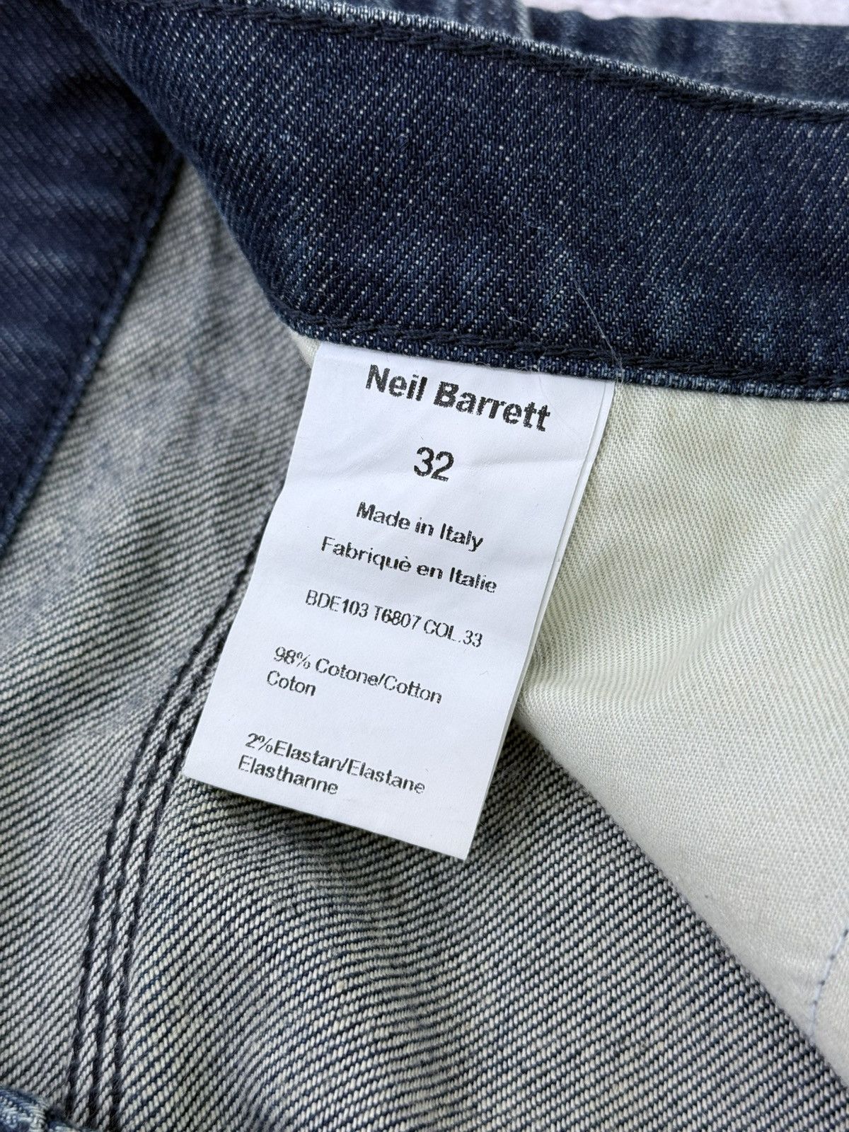 Neil Barrett Vintage Neil Barrett Hedi Slimane Style Washed Jeans Size US 32 / EU 48 - 11 Thumbnail