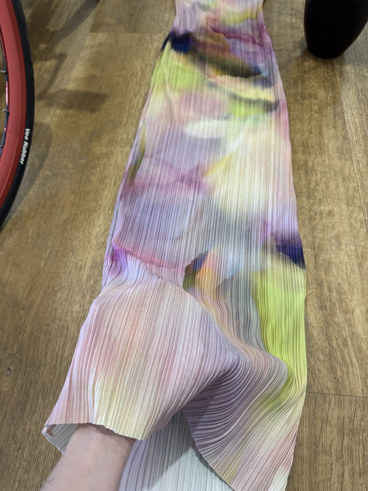 Vintage VINTAGE DRESS PLEATED ISSEY MIYAKE STYLE MAXI DRESS Size XS / US 0-2 / IT 36-38 - 3 Thumbnail