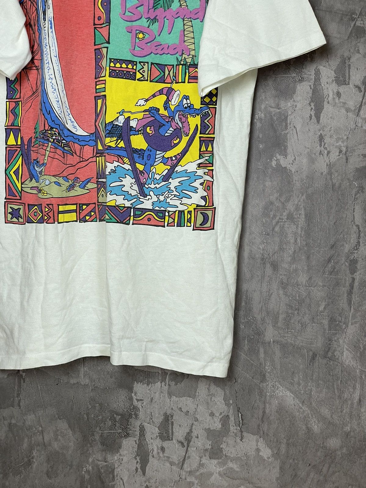 Band Tees × Disney × Vintage Rare Vintage 90s Movie Mickey Mouse Beach Summer T-Shirt🔥 Size US M / EU 48-50 / 2 - 6 Thumbnail