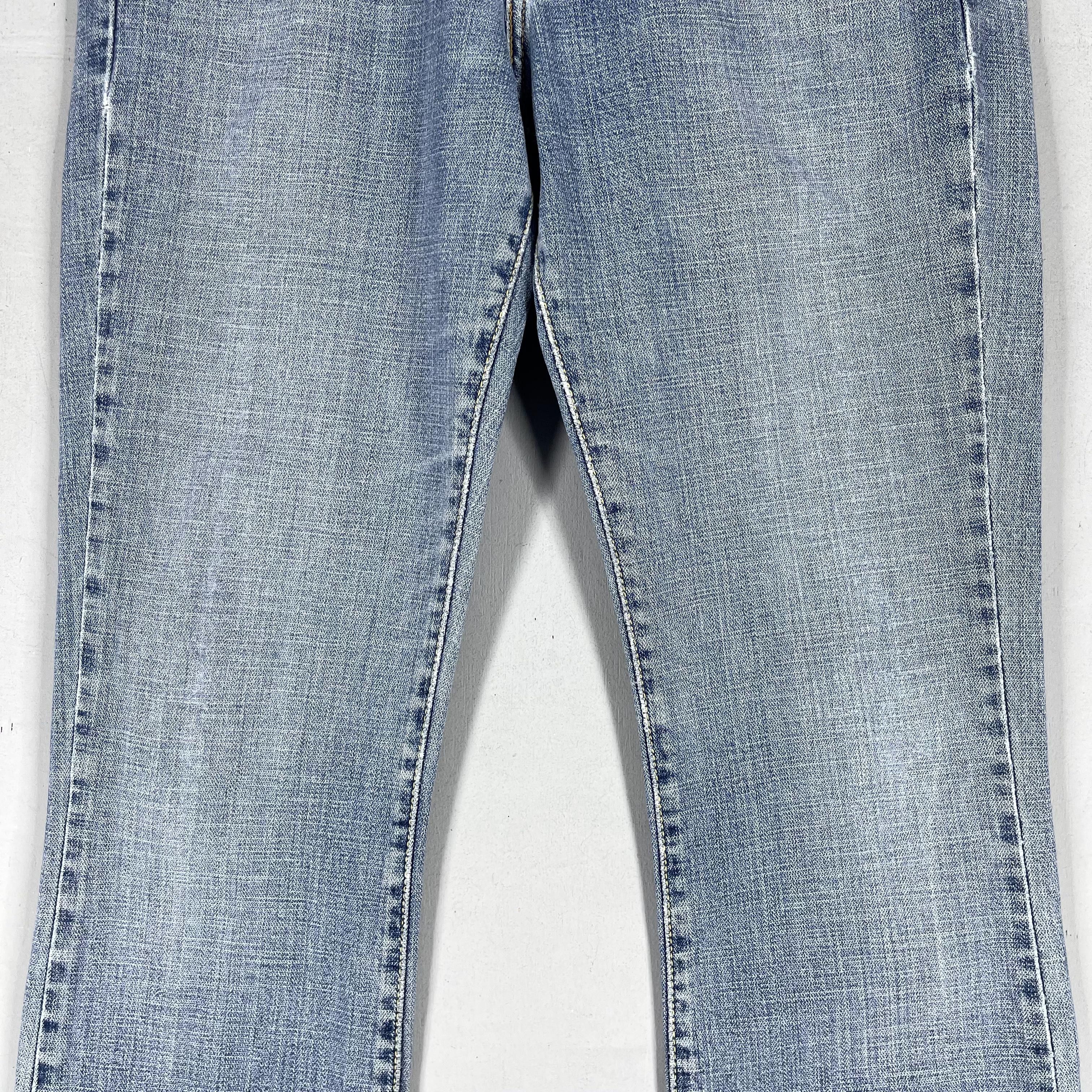Levi's × Vintage Size 31 Vintage Levis 515 Distressed Mid Wash Bootcut Jeans Size 31" - 3 Thumbnail