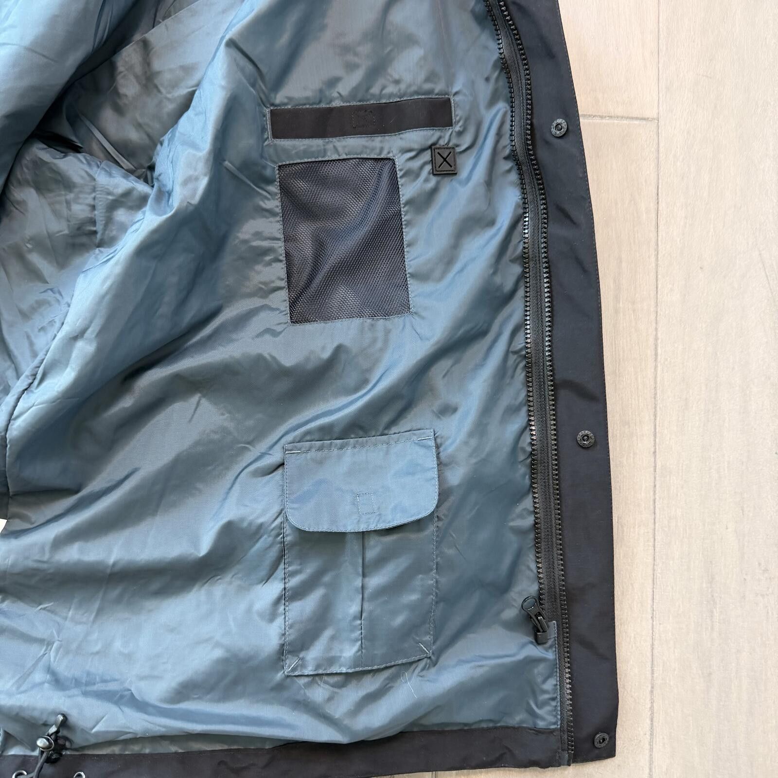 Lands' End Lands' End Men's Black Nylon Hooded Jacket Size XXL Size US XXL / EU 58 / 5 - 4 Thumbnail