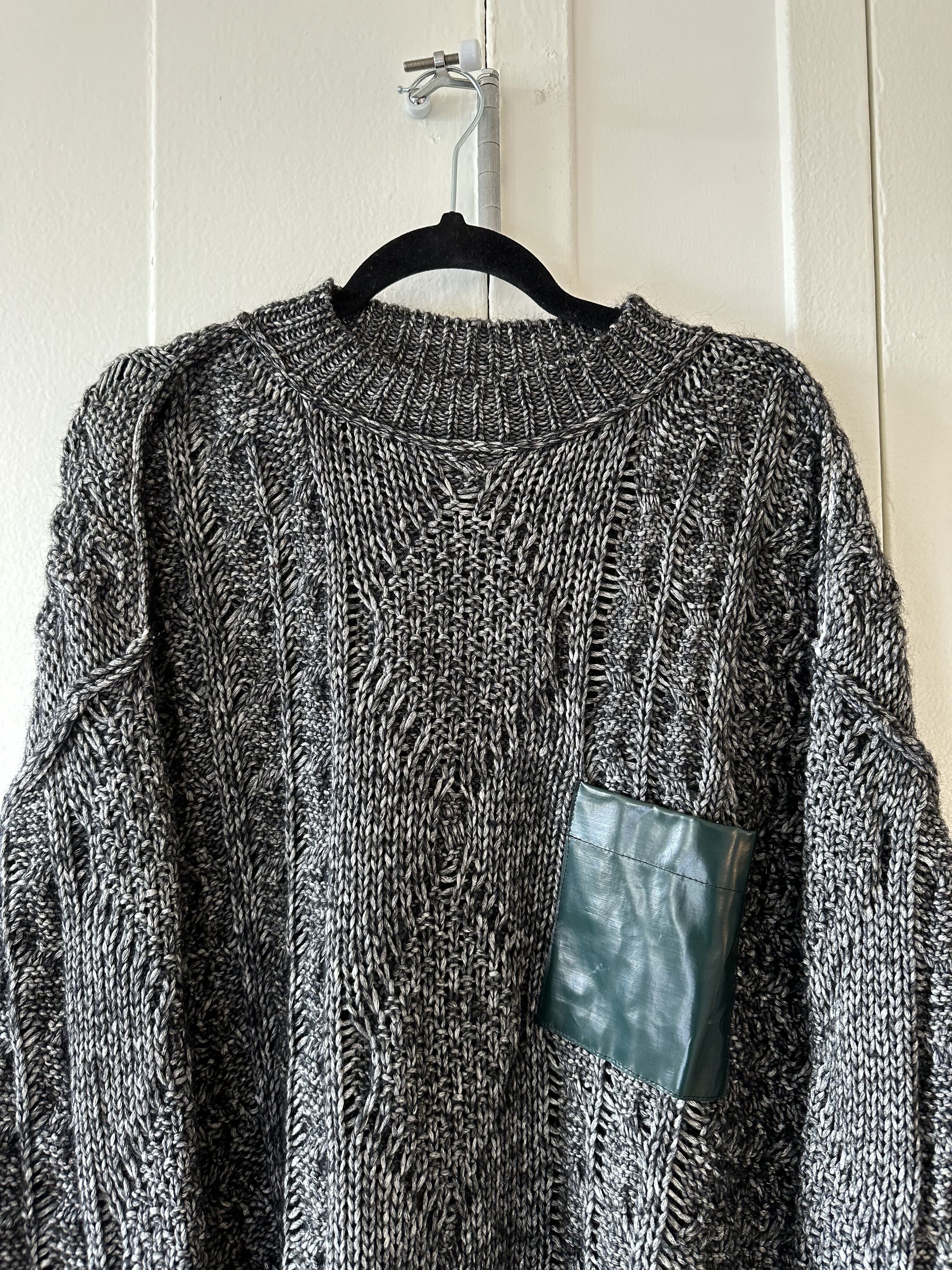 Maison Margiela Maison Margiela Wool/Alpaca Blend Cableknit Sweater Size US XXL / EU 58 / 5 - 2 Thumbnail