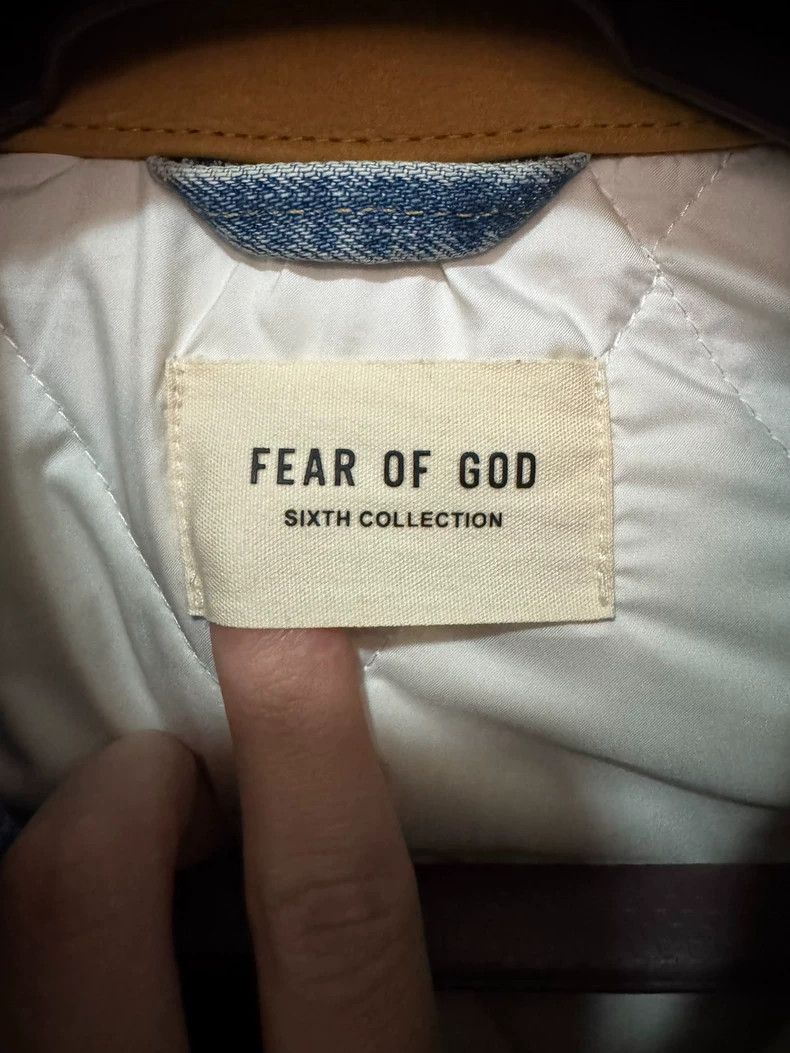 Fear of God Fear of God Leather collar jacket Size US M / EU 48-50 / 2 - 2 Thumbnail