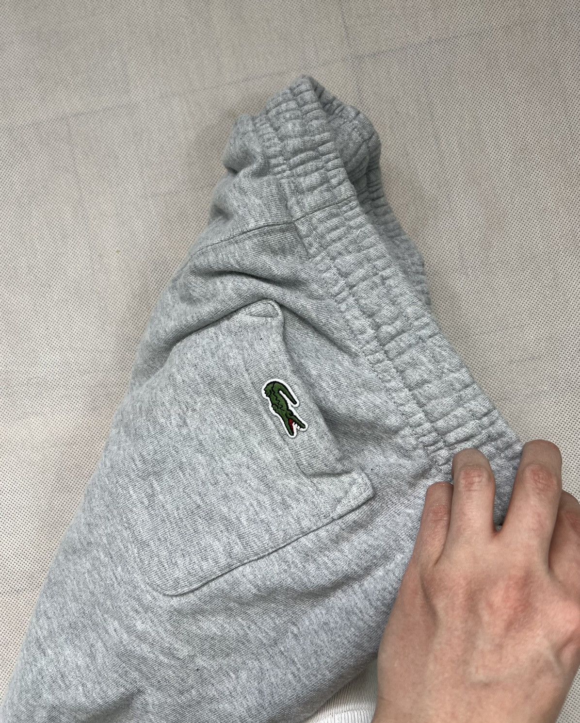 Lacoste Pants Lacoste Big Logo Grey Size US 34 / EU 50 - 4 Thumbnail