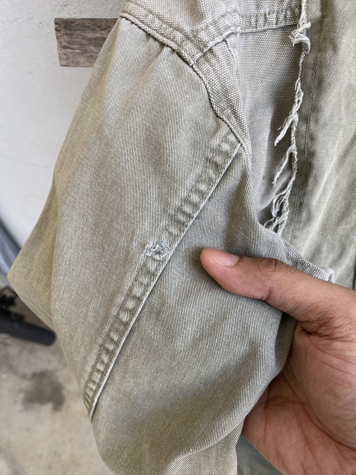 Japanese Brand Niko and…Distressed trucker jacket look like margiela design Size US XL / EU 56 / 4 - 9 Thumbnail