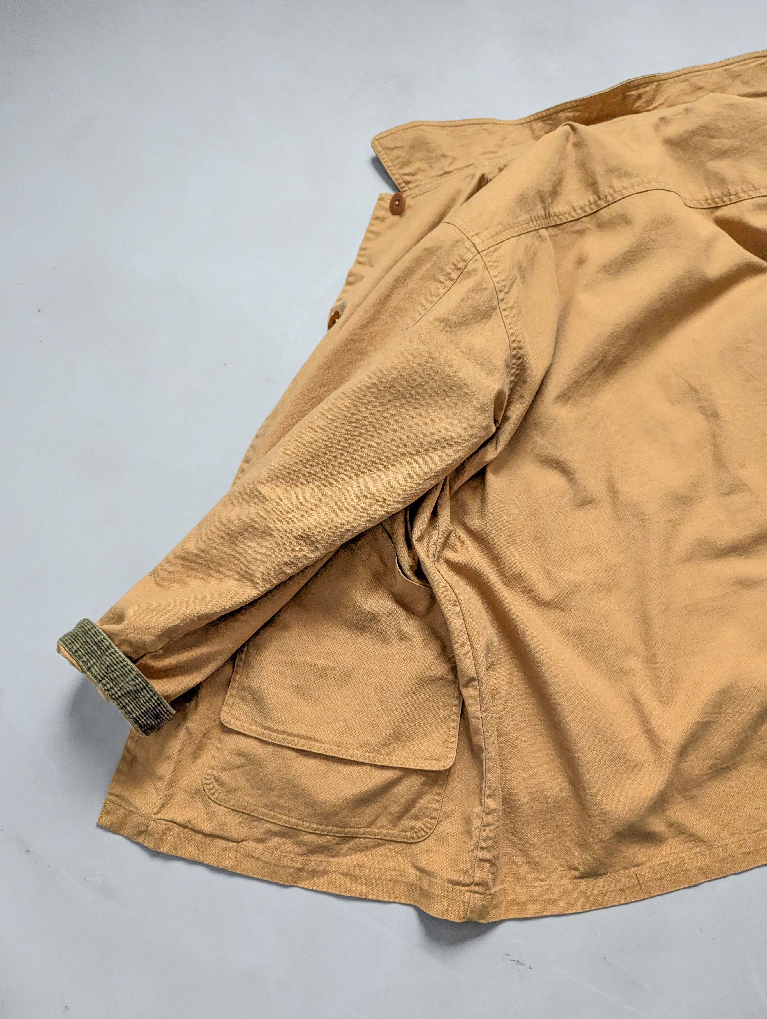 L.L. Bean × Vintage Vintage 90’ L.L. Chore Jacket + Lining Brown Denim Lined Size M / US 6-8 / IT 42-44 - 10 Thumbnail