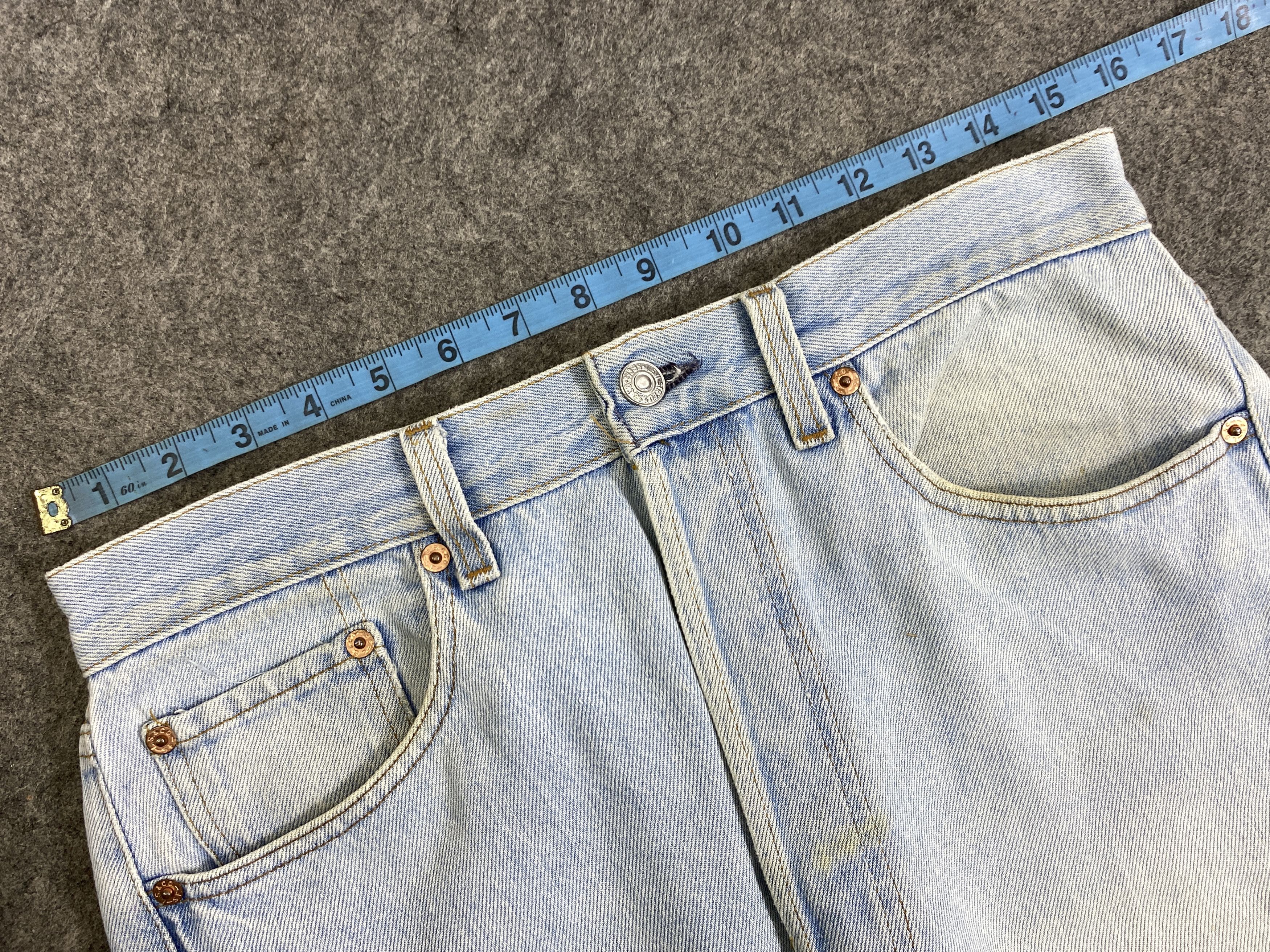 Levi's Light Blue Wash Vintage Levis 501 USA Jeans 31x29 - JN3174 Size US 31 - 5 Thumbnail