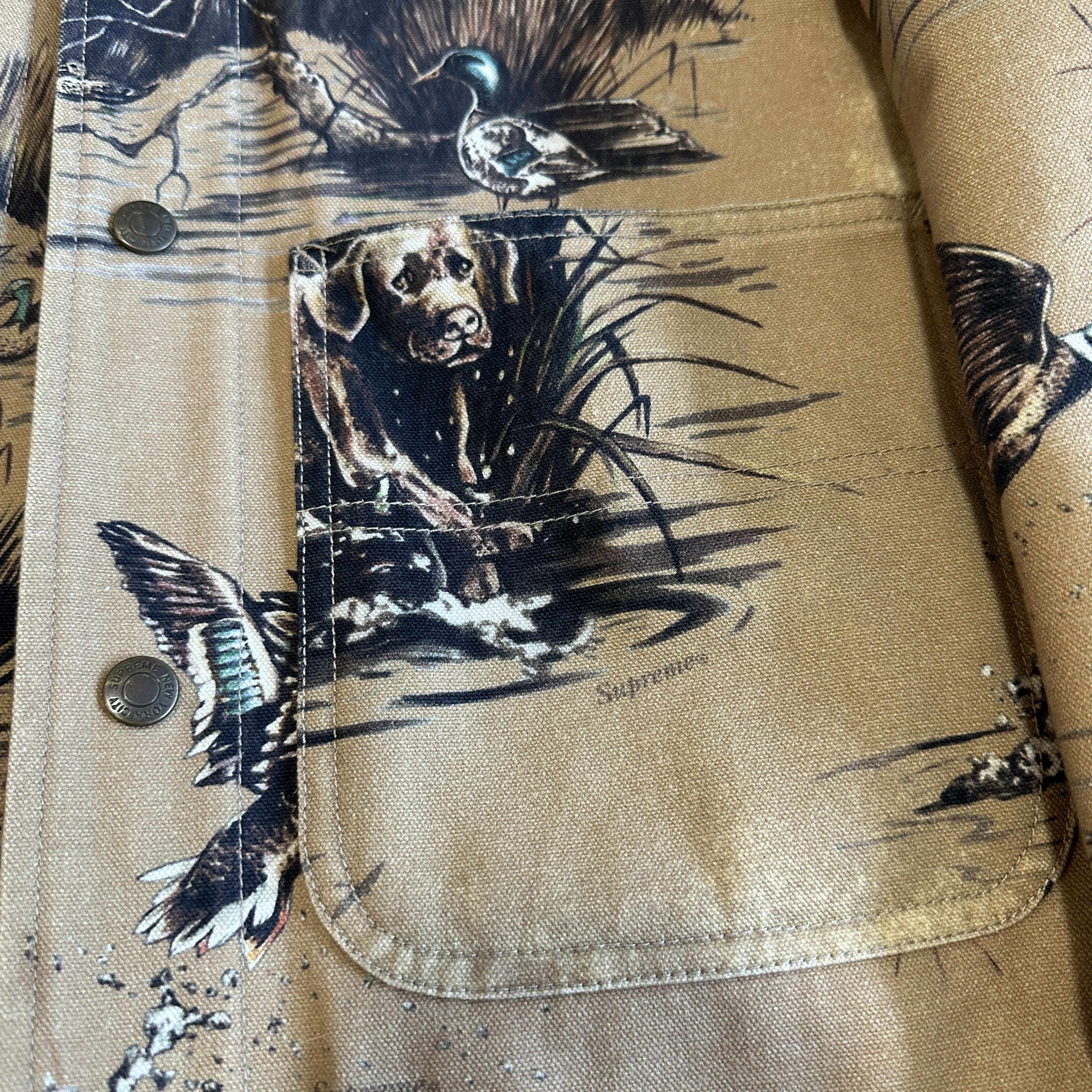 Supreme FW12 Supreme Dogs & Ducks Chore Jacket Size US M / EU 48-50 / 2 - 3 Thumbnail
