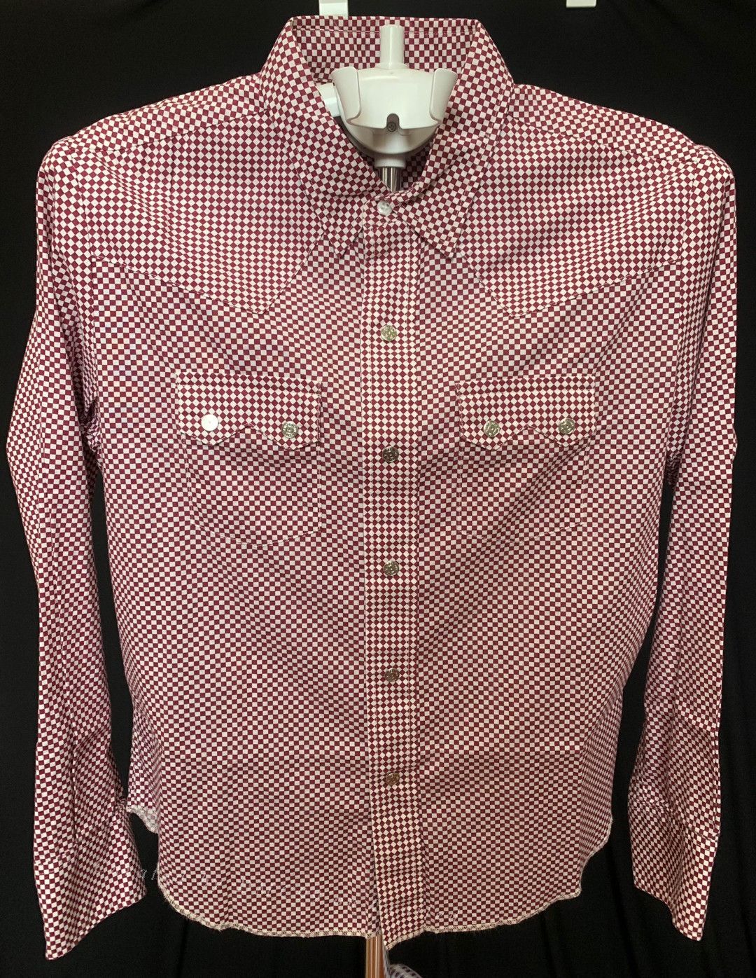 Tenderloin TENDERLOIN K-7 Red White Check Shirt Size US XS / EU 42 / 0 - 1 Thumbnail