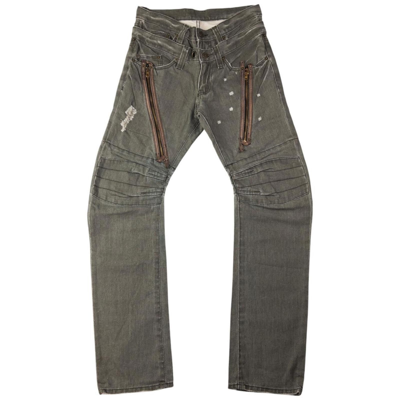 Other Vintage PPFM Layered Denim Jeans Size W29 Size US 29 - 6 Thumbnail