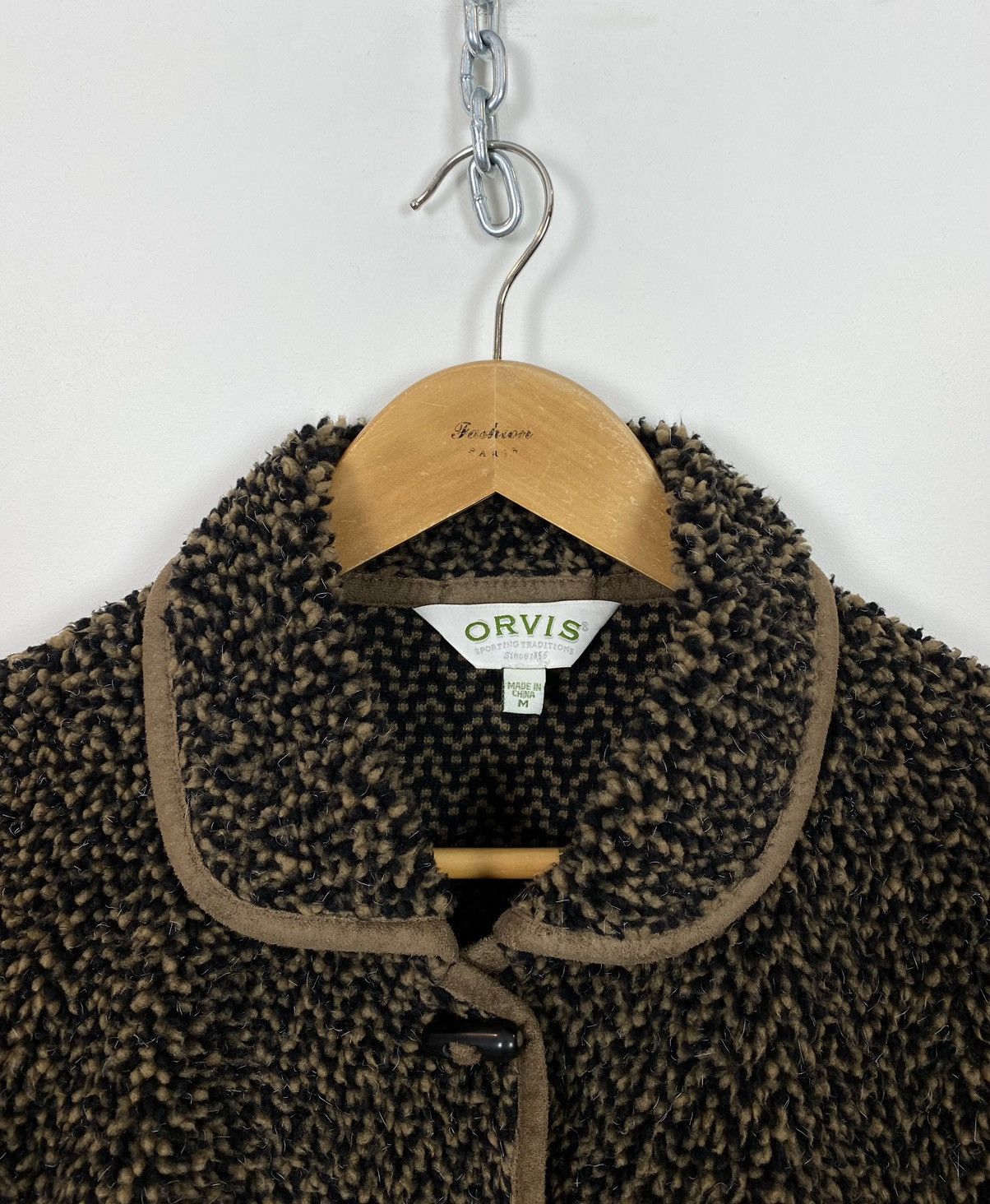 Orvis Orvis Fleece Teddy Jacket Womens Size M Fastening Pockets Size M / US 6-8 / IT 42-44 - 4 Thumbnail