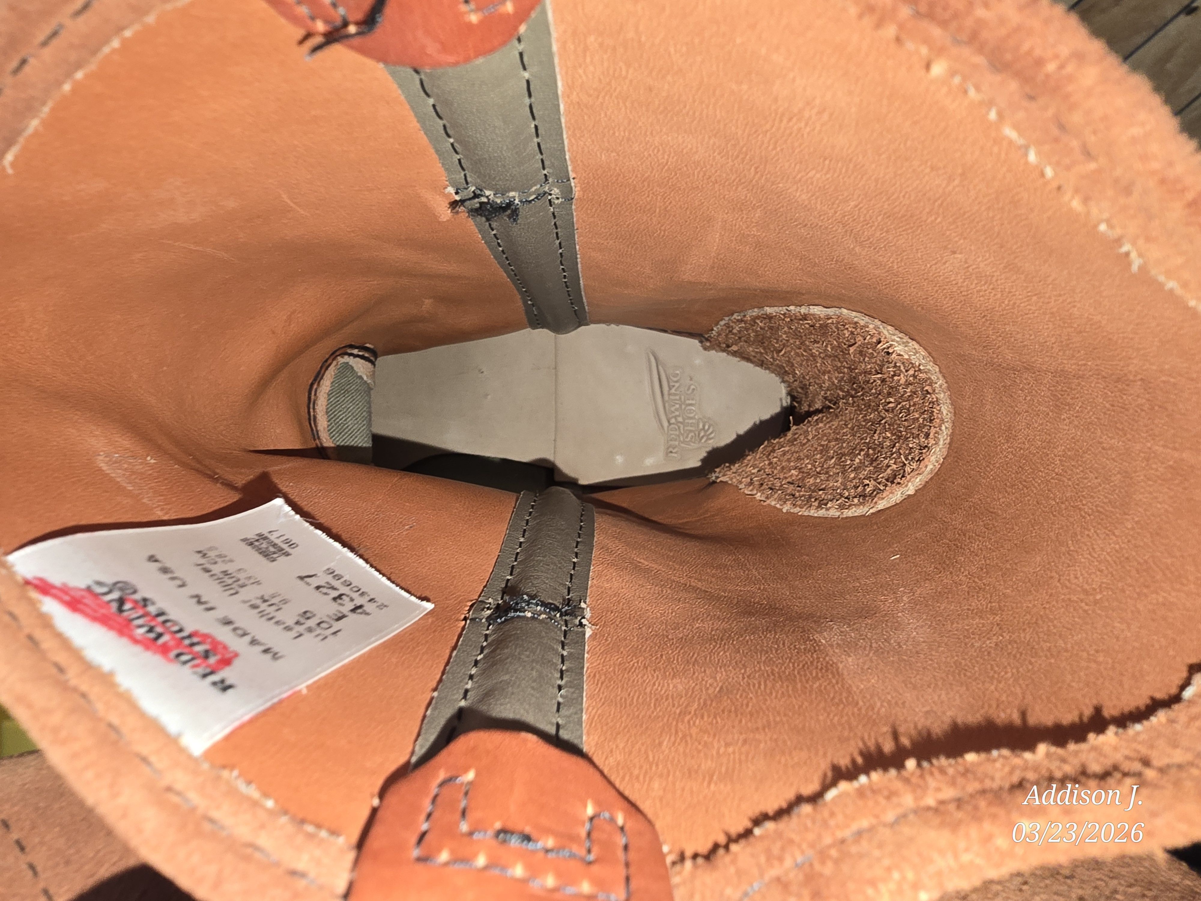 Red Wing 4327 Eat Dust Pecos Size US 10.5 / EU 43-44 - 7 Thumbnail