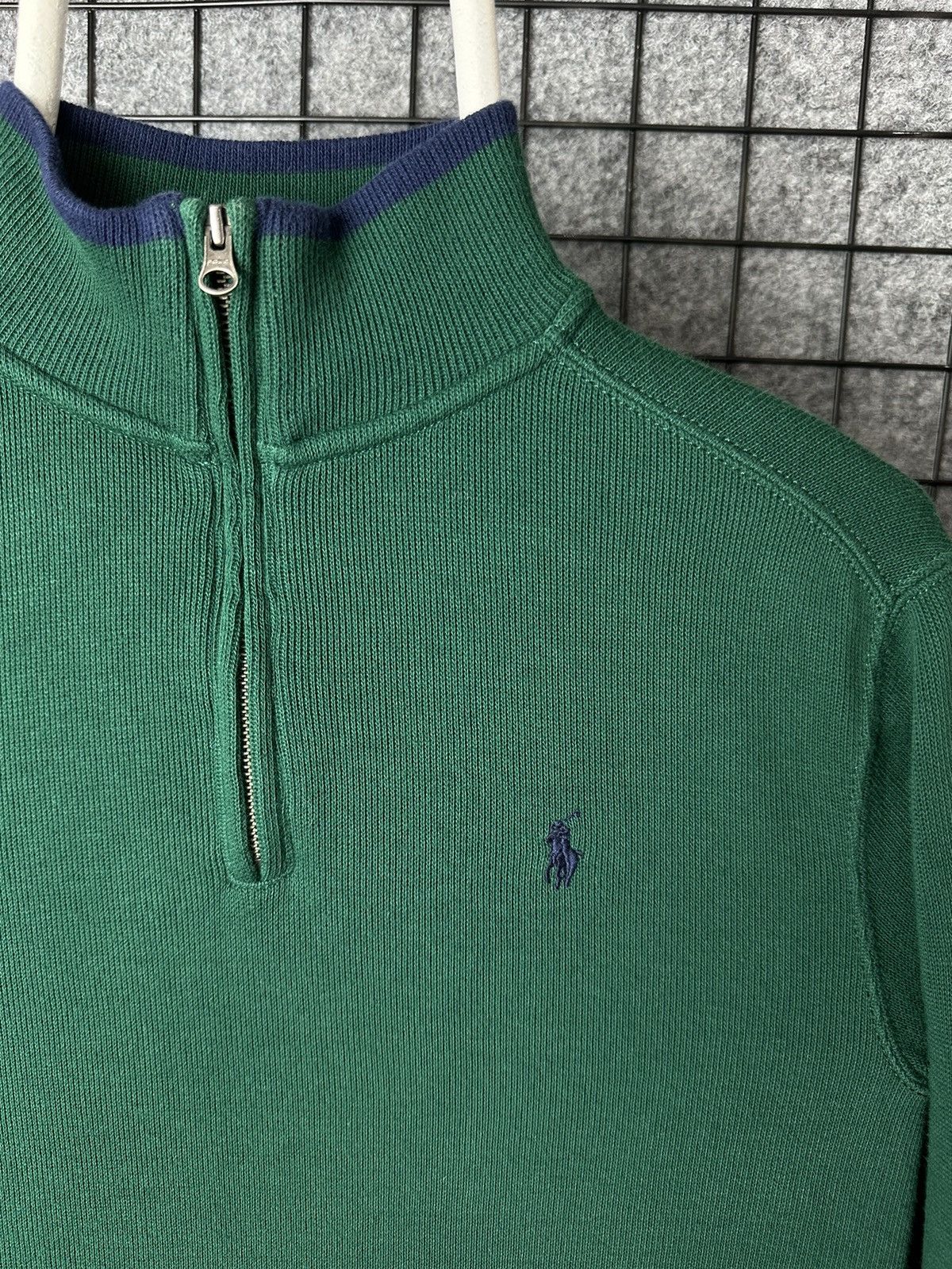 Ralph Lauren Polo Ralph Lauren Half Zip Cotton Sweater Size M (10-12) Size M / US 6-8 / IT 42-44 - 2 Thumbnail